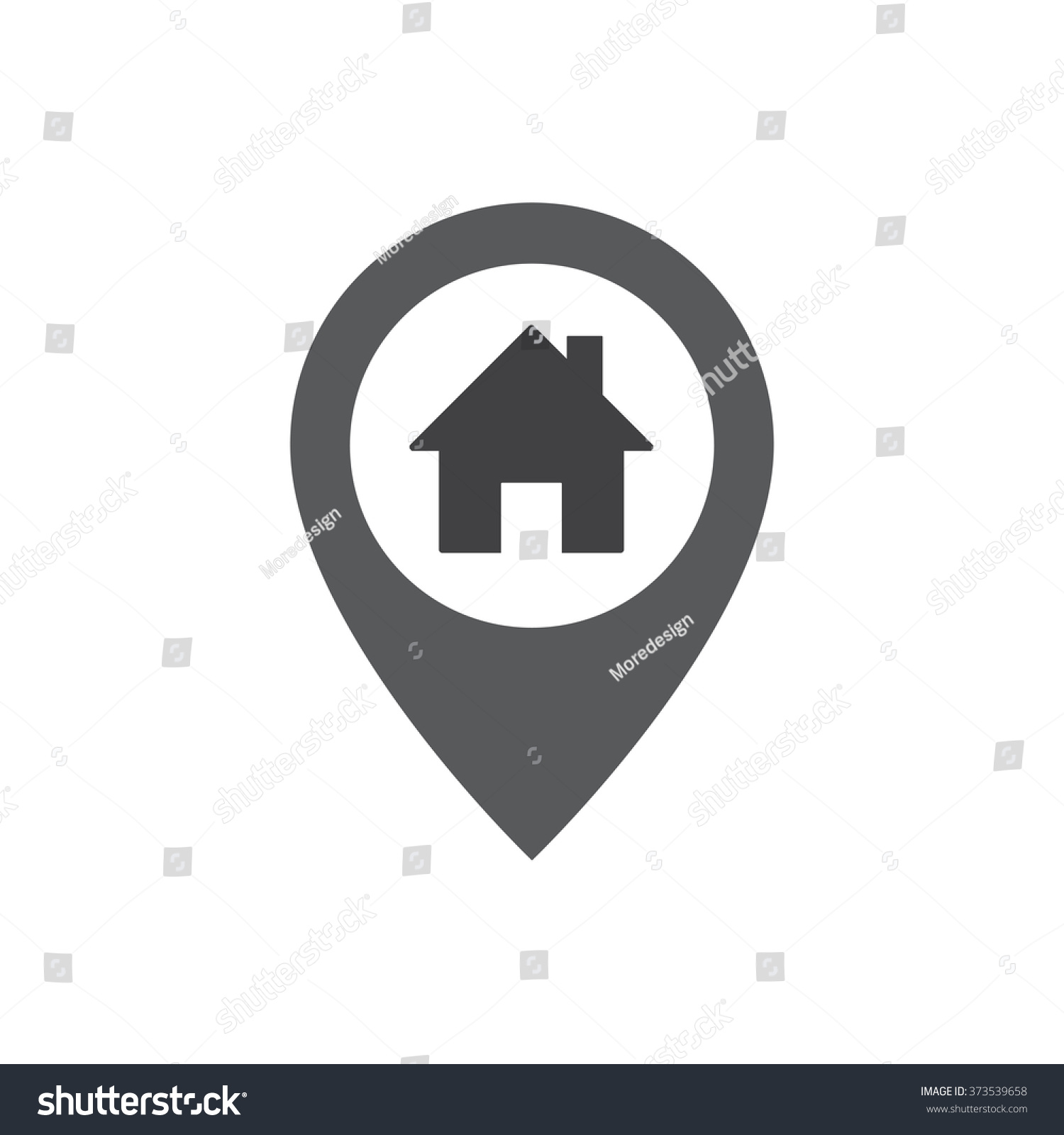 Map Pin Icon Home Stock Vektorgrafik Lizenzfrei 20