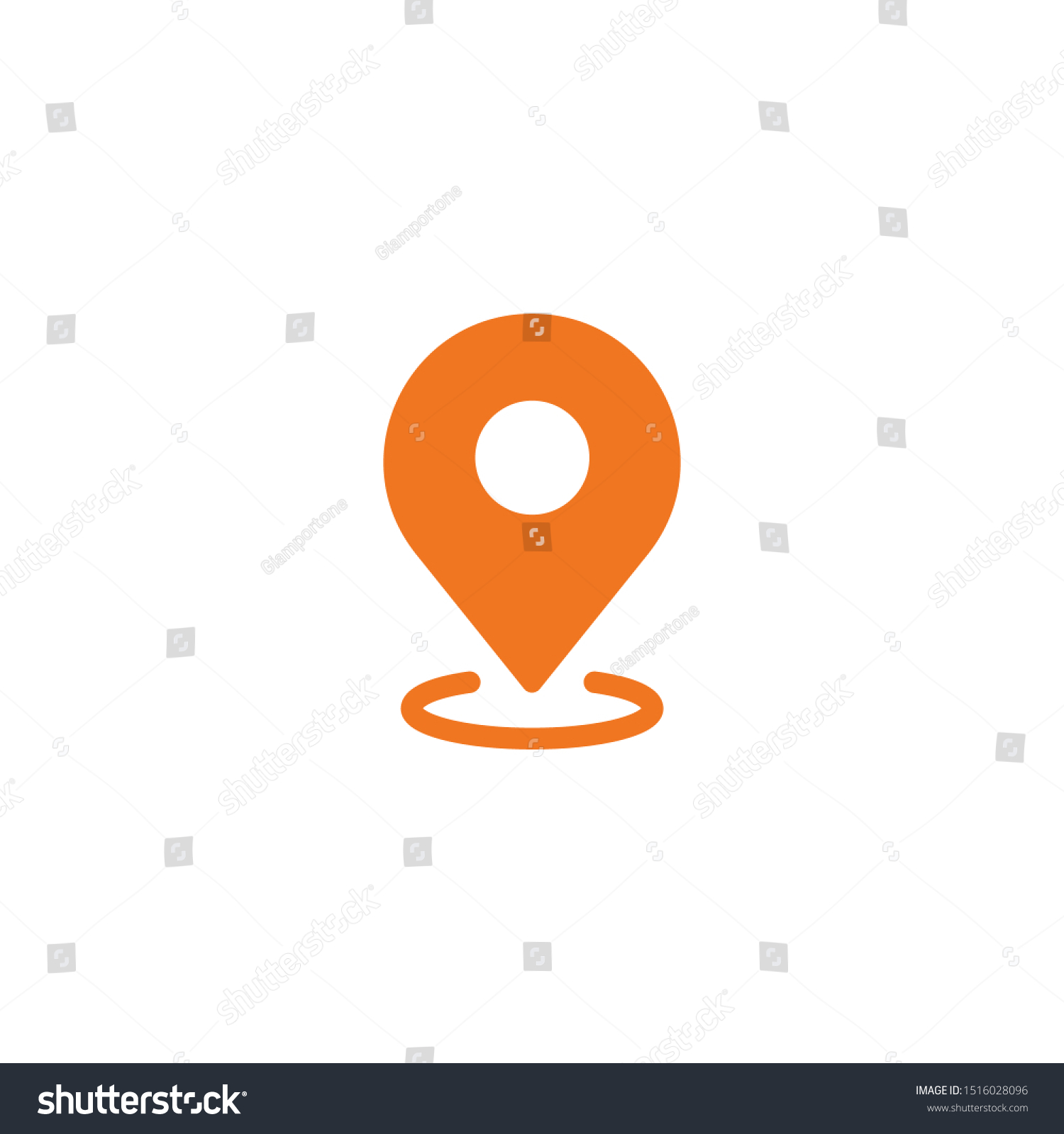 Location Icon Map Pin Symbol Stock Vector (Royalty Free) 1516028096 ...