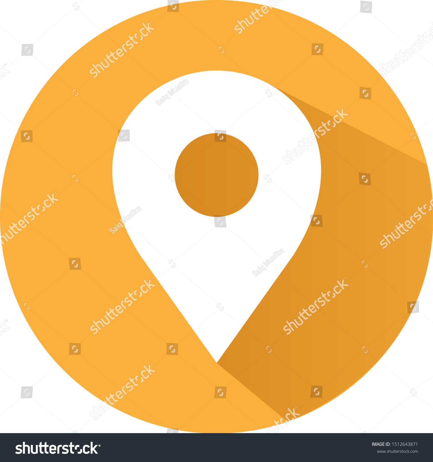 Location Vector Icon Modern Design Style Stock Vector Royalty Free