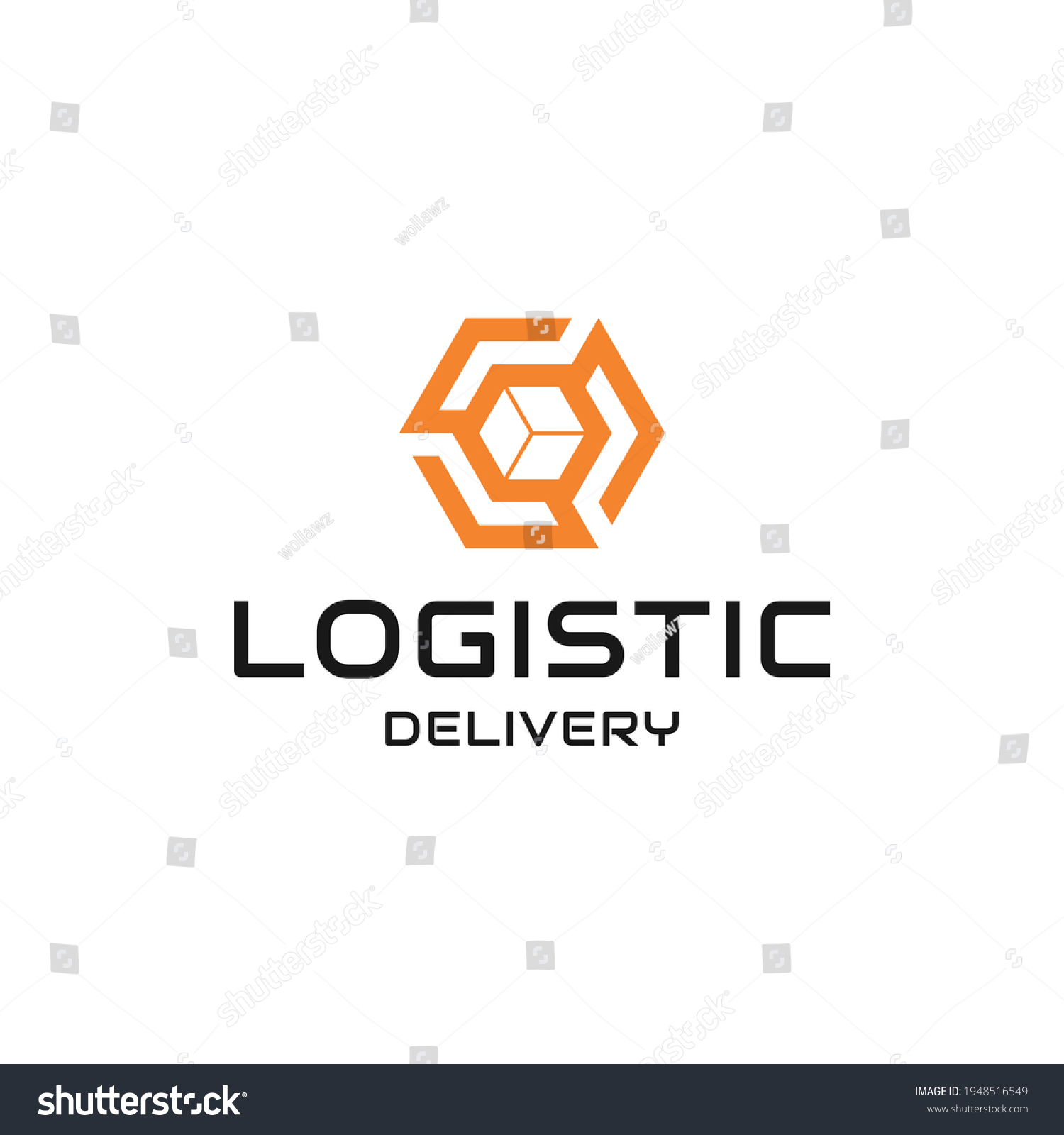 Logistic Delivery Fast Shipping Logo Design Stock Vector (Royalty Free ...