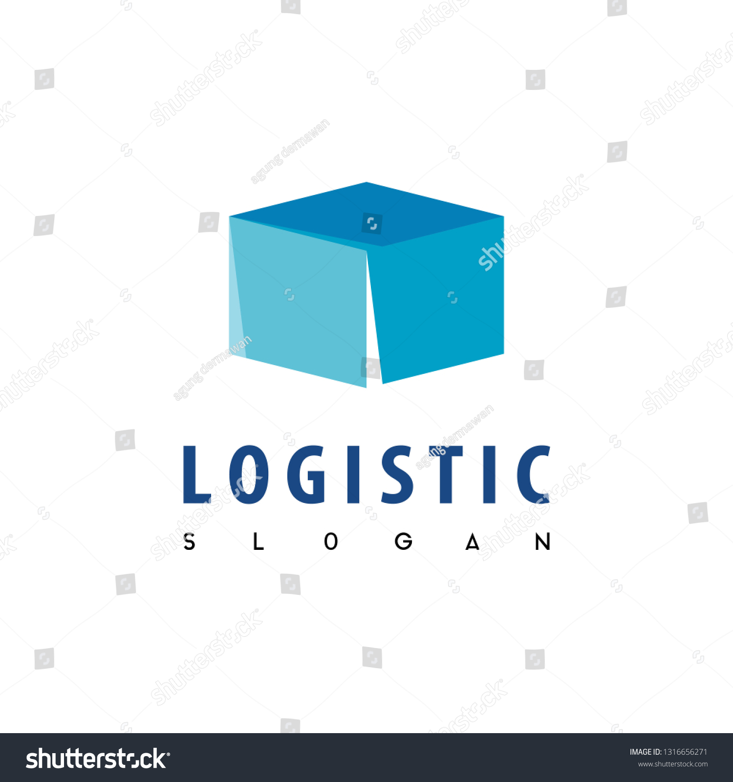 Logistic Logo Design Inspiration Stock Vector (Royalty Free) 1316656271 ...