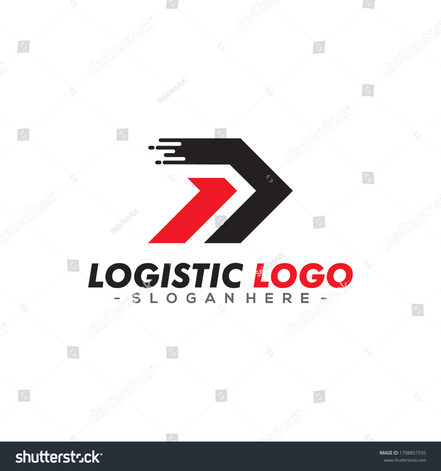 Logistic Logo Vector Business Company Modern Stock Vector (Royalty Free ...