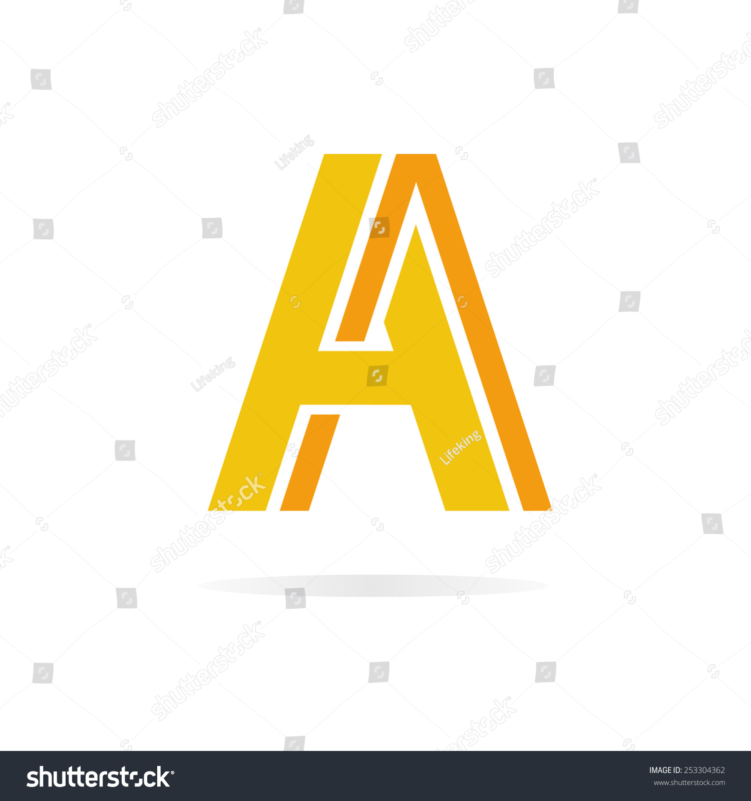 Logo Letter Company Vector Design Template Stock Vector 253304362 ...