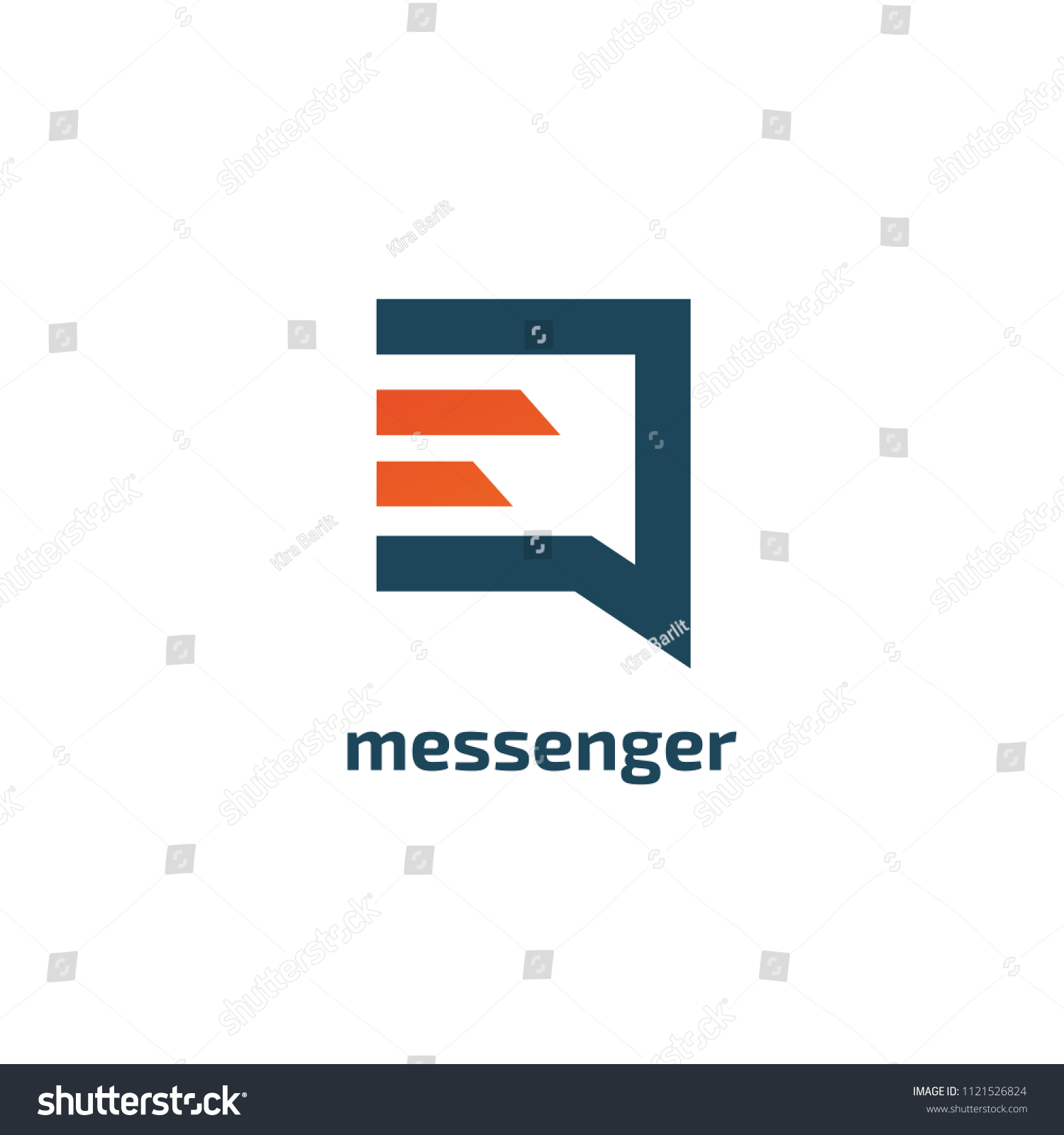 Logo Concept Chat Media Dialogue Script Stock Vector Royalty Free