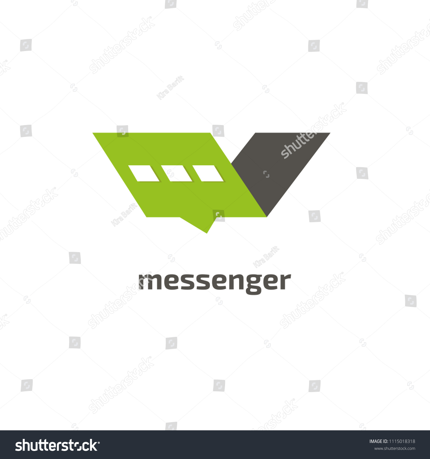 Logo Concept Chat Media Soft Dialogue Stock Vector Royalty Free