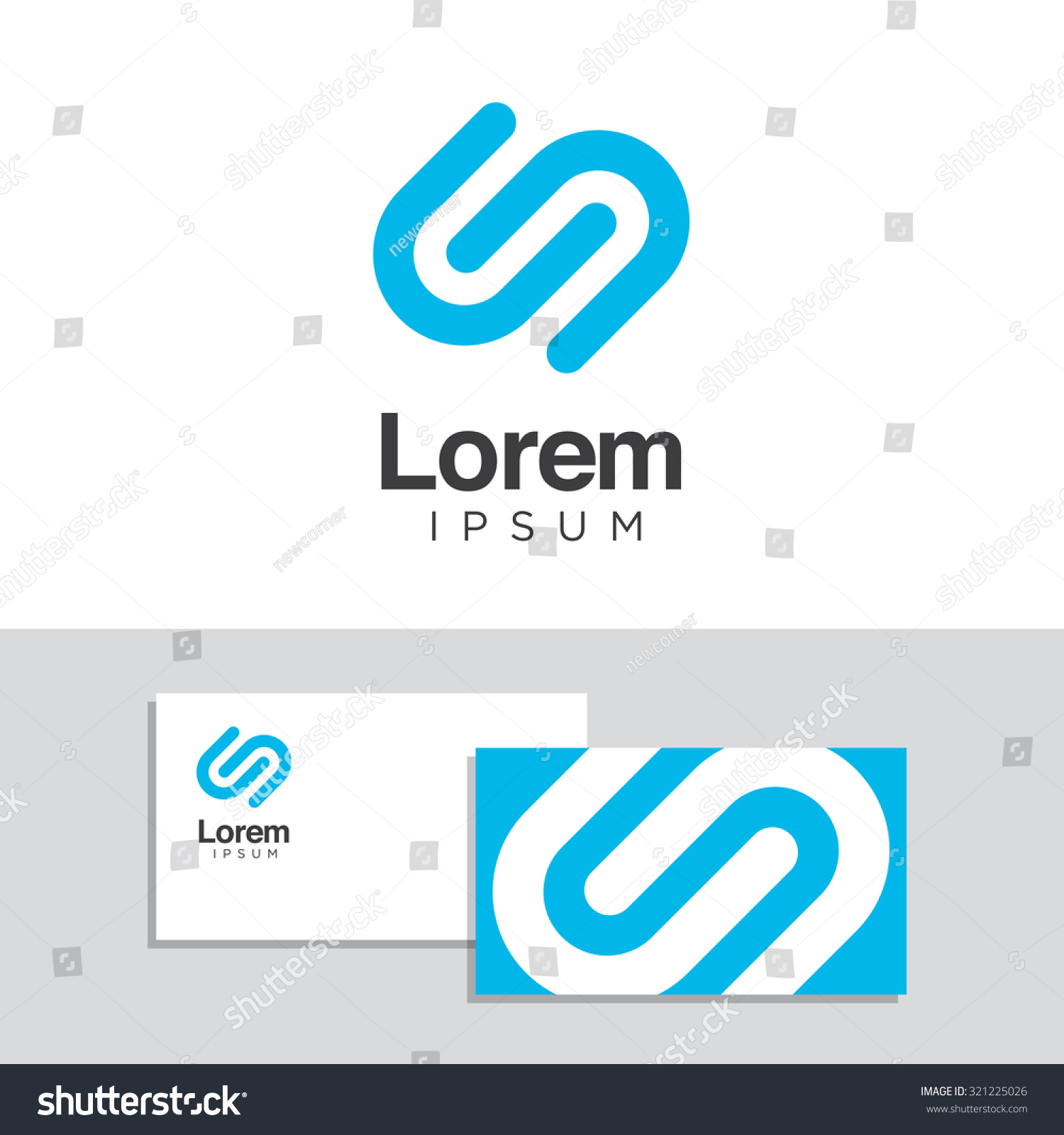Logo Design Elements Business Card Template Stock Vector 321225026 Shutterstock Vector Company Logo Element Template