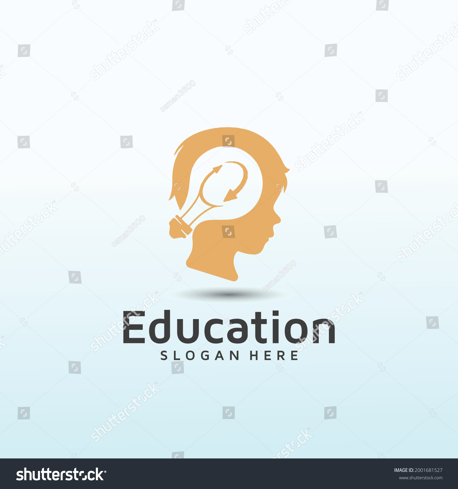 Logo Design Simple Catchy Logo E Stock Vector (Royalty Free) 2001681527 ...