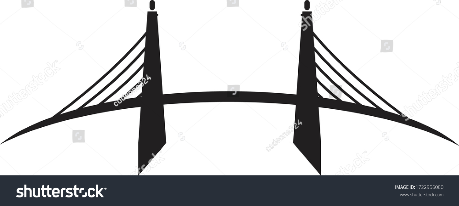 Logo Design Various Kinds Bridges Vector Stock Vector (Royalty Free ...