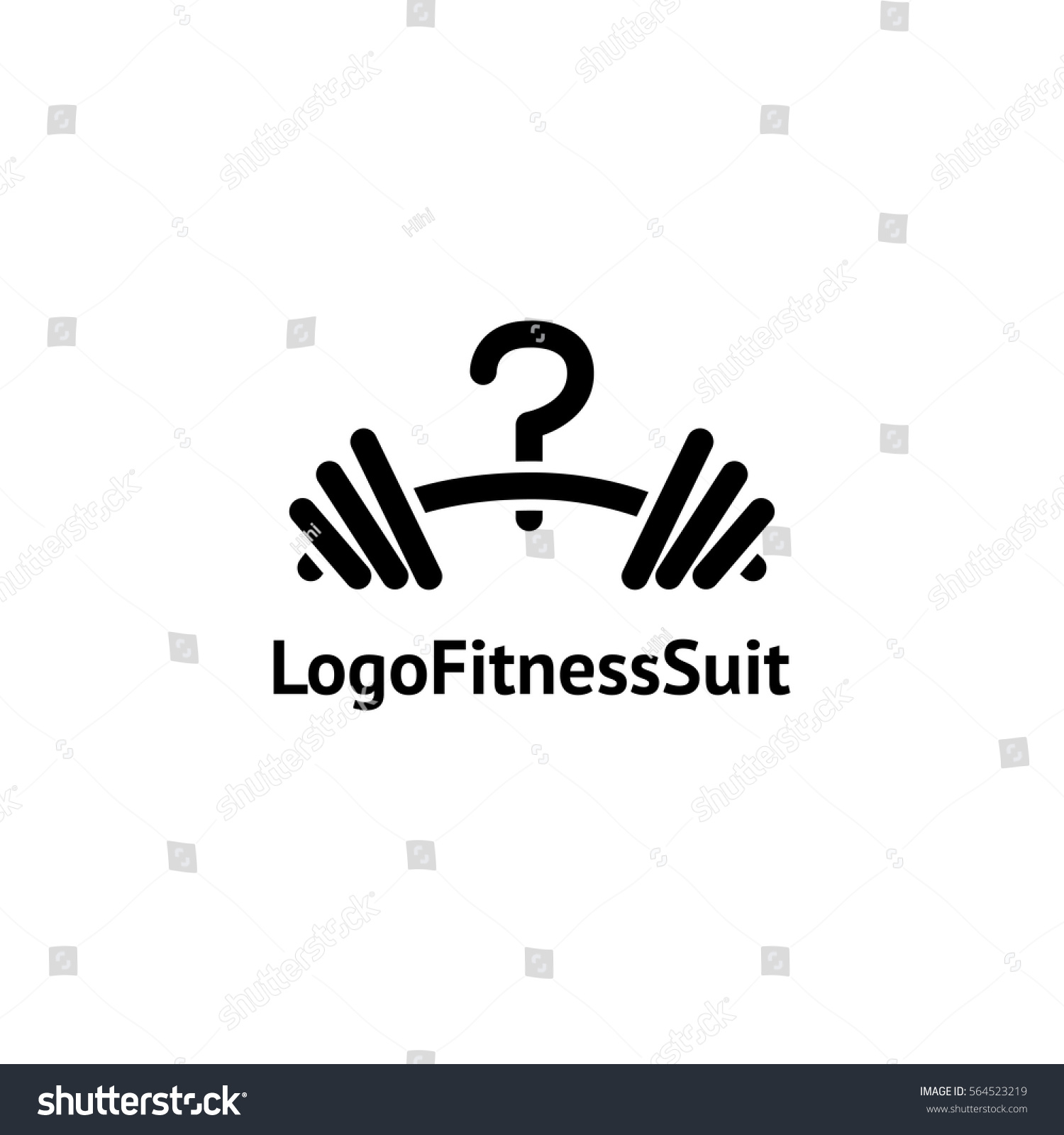 Logo Fitness Clothing Stock Image Download Now