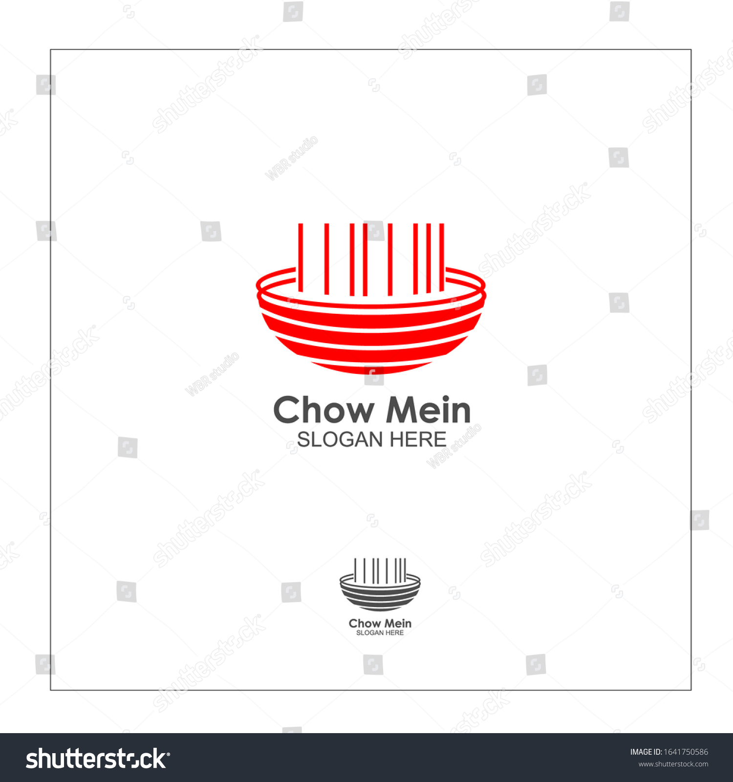 SVG of logo food. Cafe or restaurant . Chow Mein, ramen or noodle . Logo vector svg