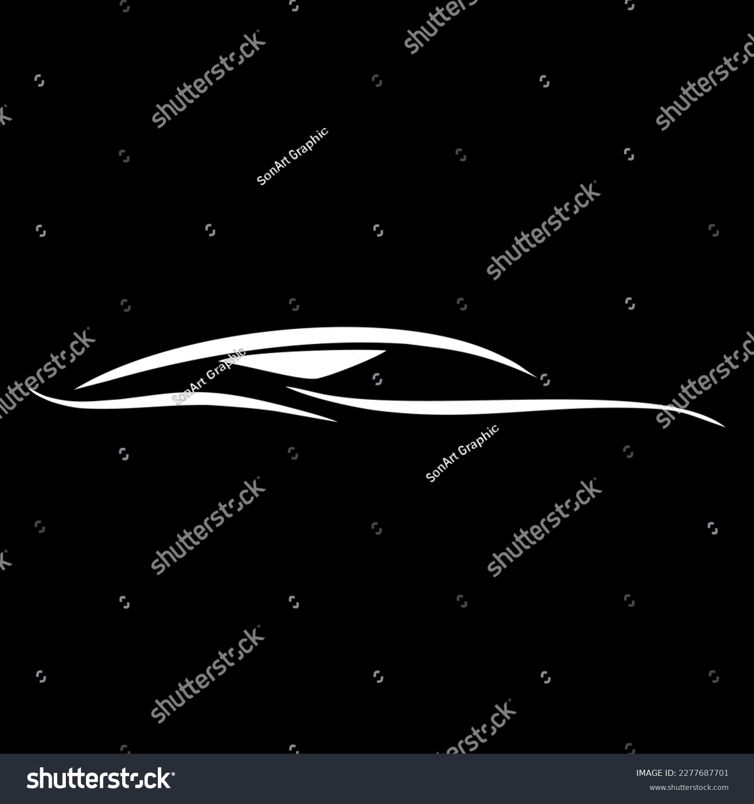 SVG of logo luxury car vector svg, for bussines logo, name card logo design. editable size and color eps file svg