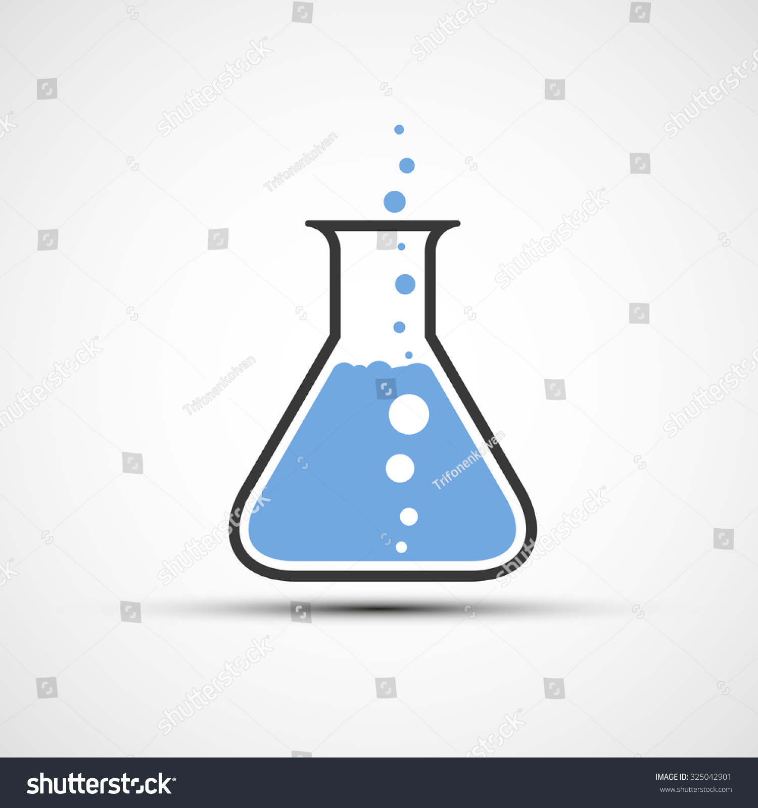 Logo Chemical Beaker Stock Vector Image Stock Vector (Royalty Free