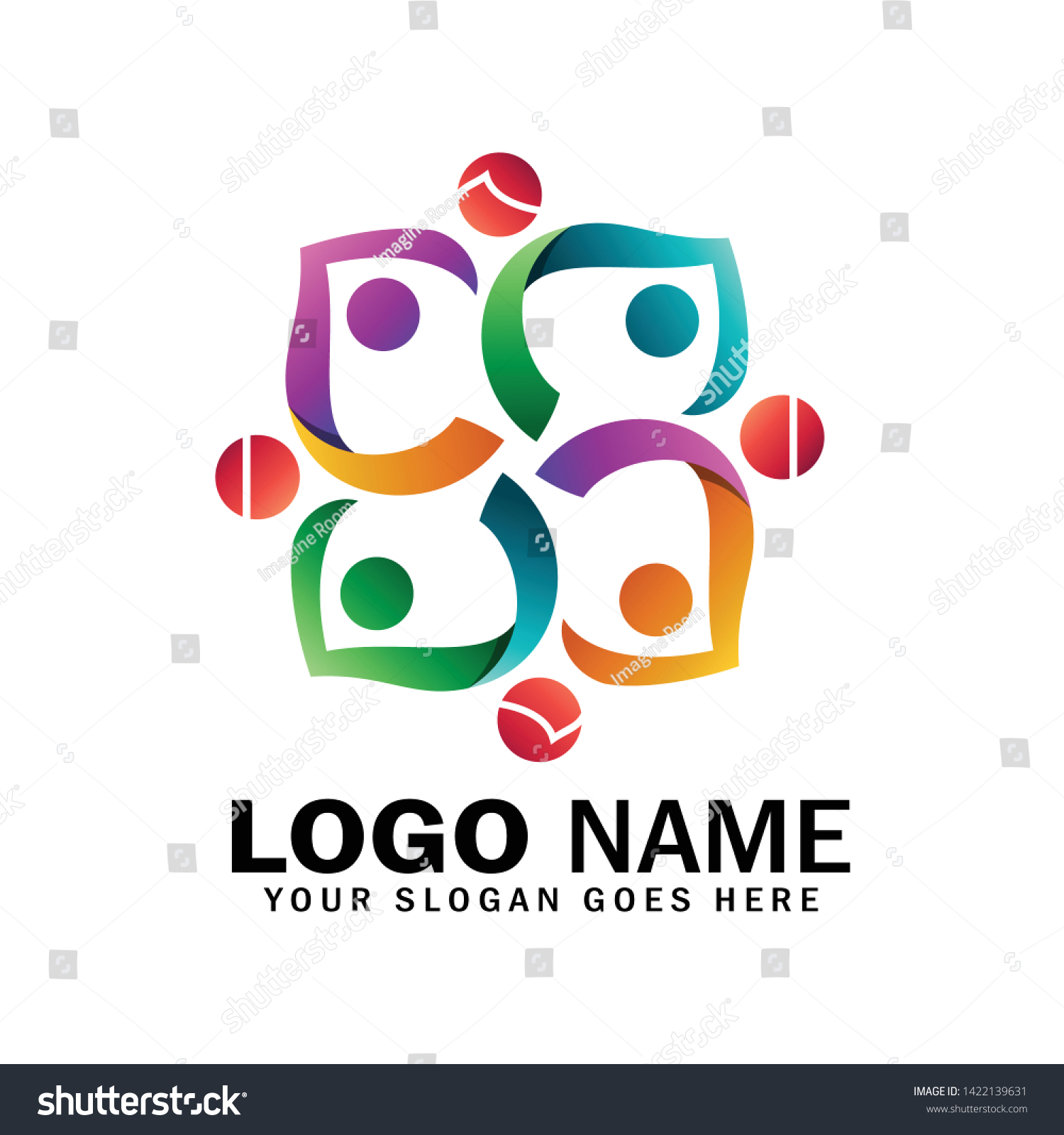 Logo Child Adoption Charitable Foundations Symbol Stock Vector (Royalty ...