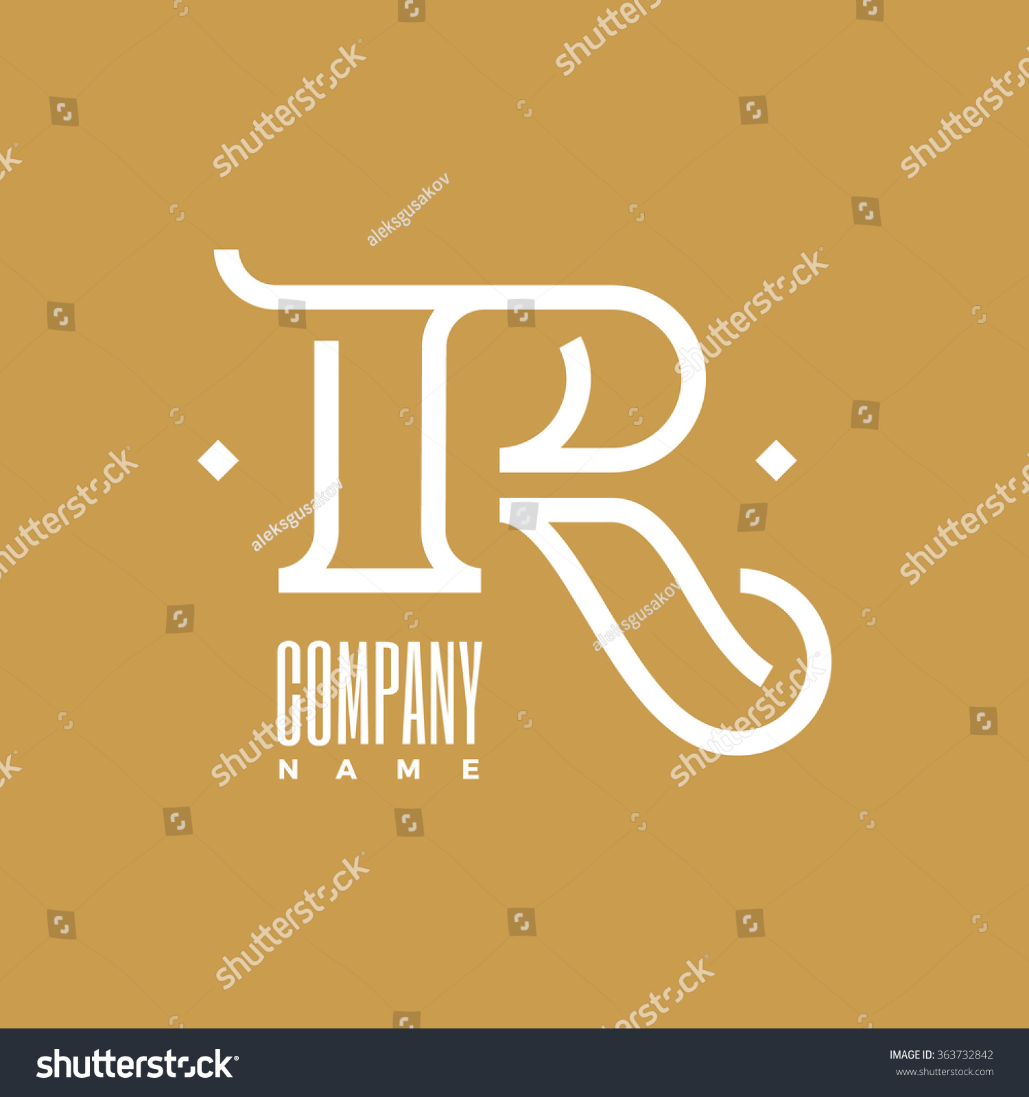 logo-r-letter-name-company-stylish-stock-vector-royalty-free