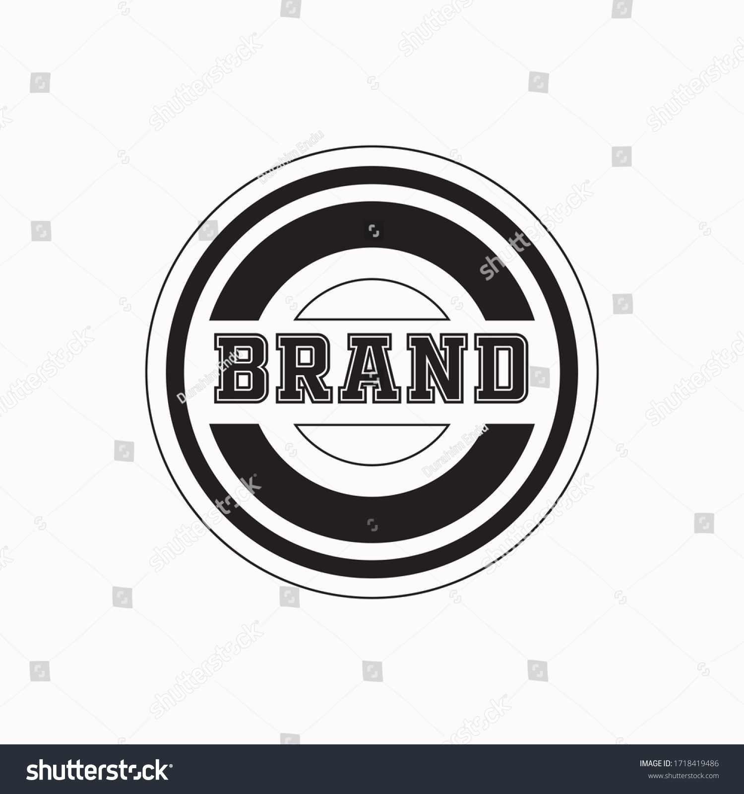 Logo Stempel Brand Coffee Cafe Business Stock Vector Royalty Free