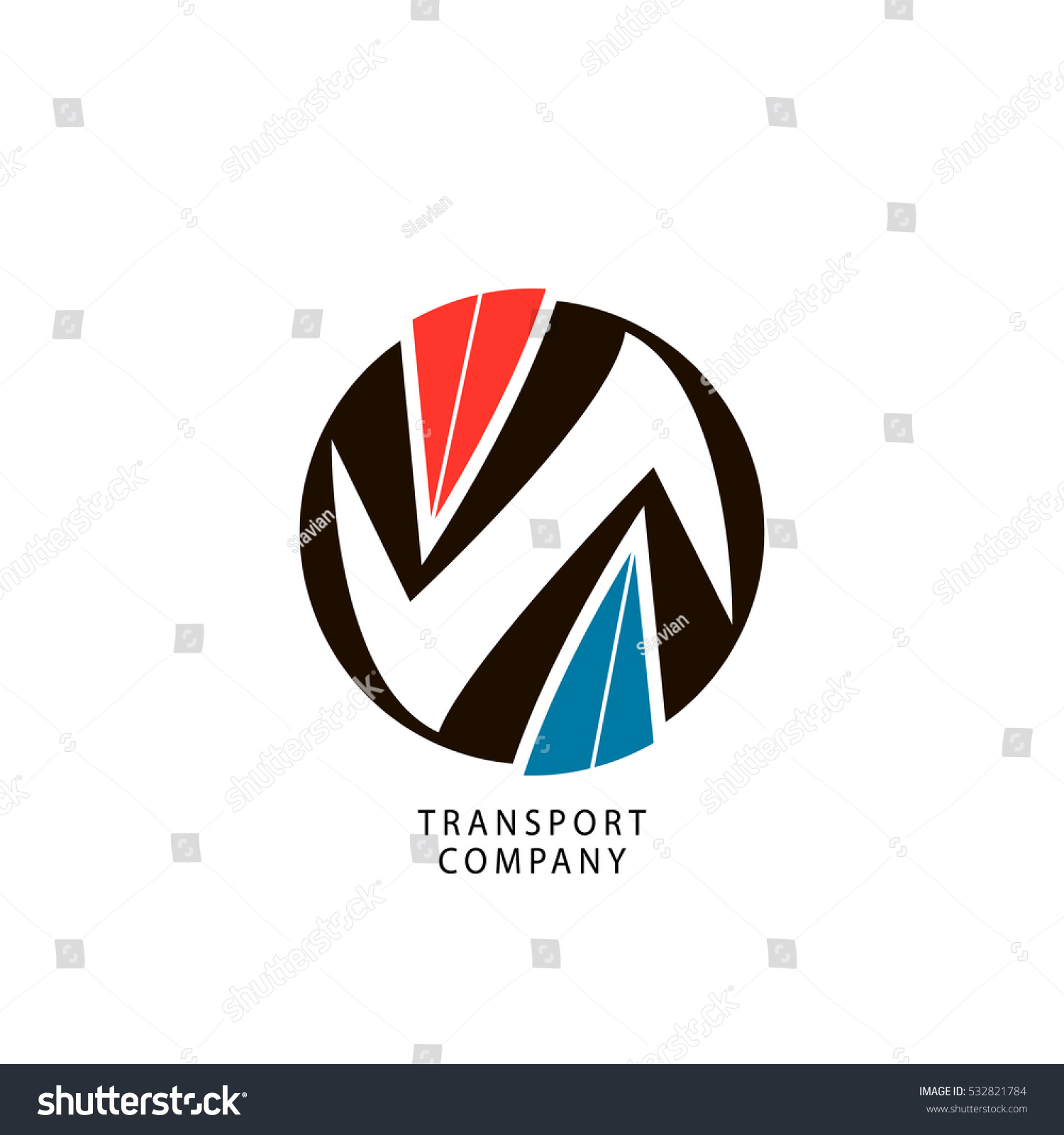 Logo Transport Company Stock Vector 532821784 - Shutterstock