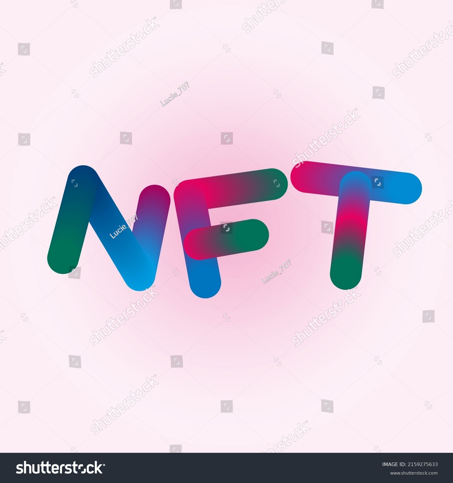 Logo Letters Nft Vector Stock Vector (Royalty Free) 2159275633 ...