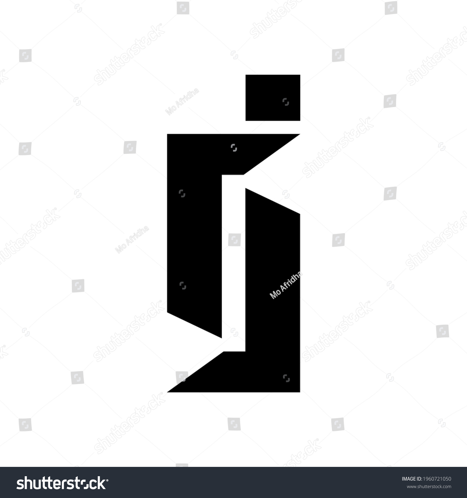 Logo Rj Initial Free Royalty Stock Vector Royalty Free 1960721050