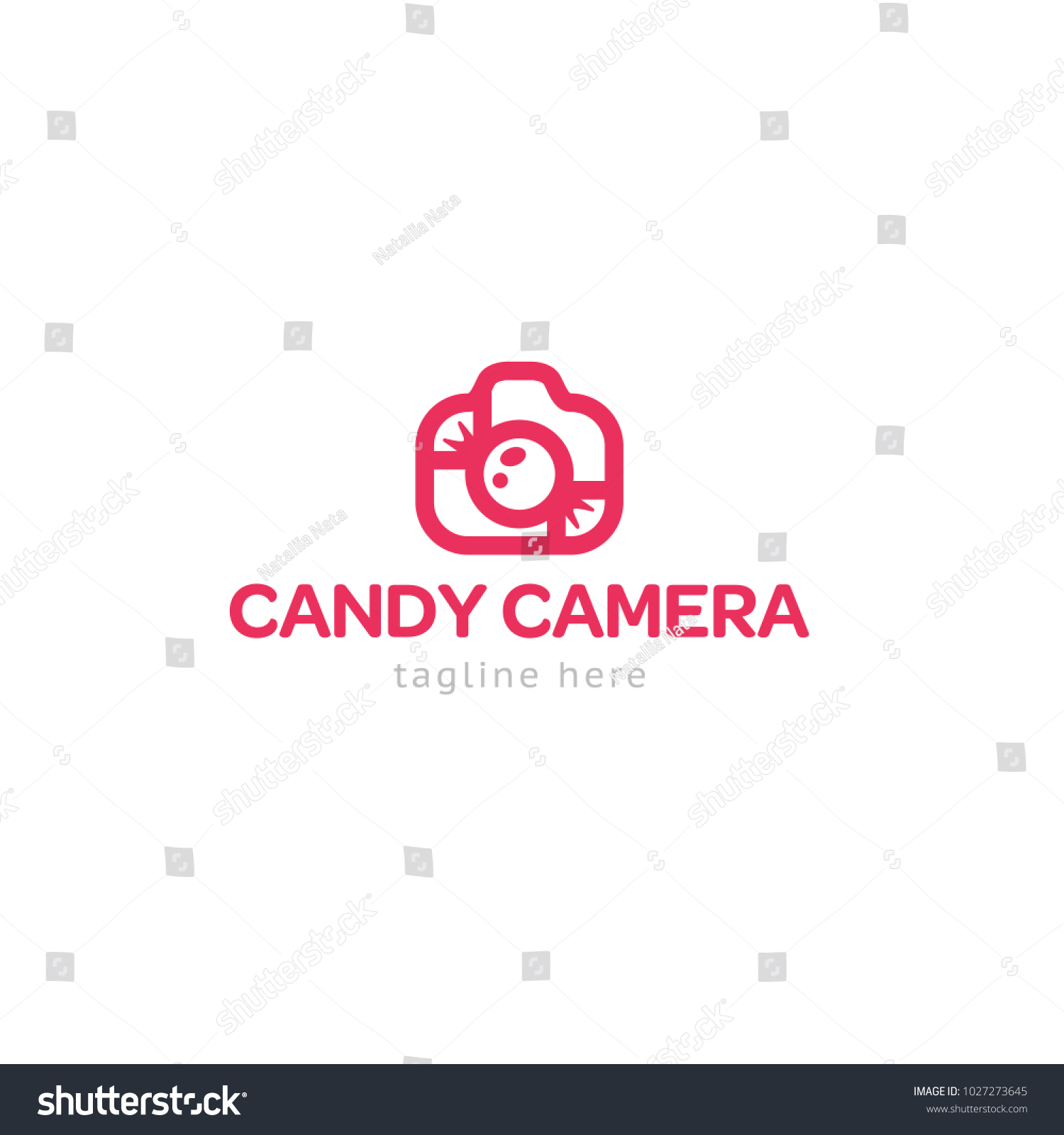 Logotype Candy Camera Logo Vector Shop Stock Vector Royalty Free 1027273645