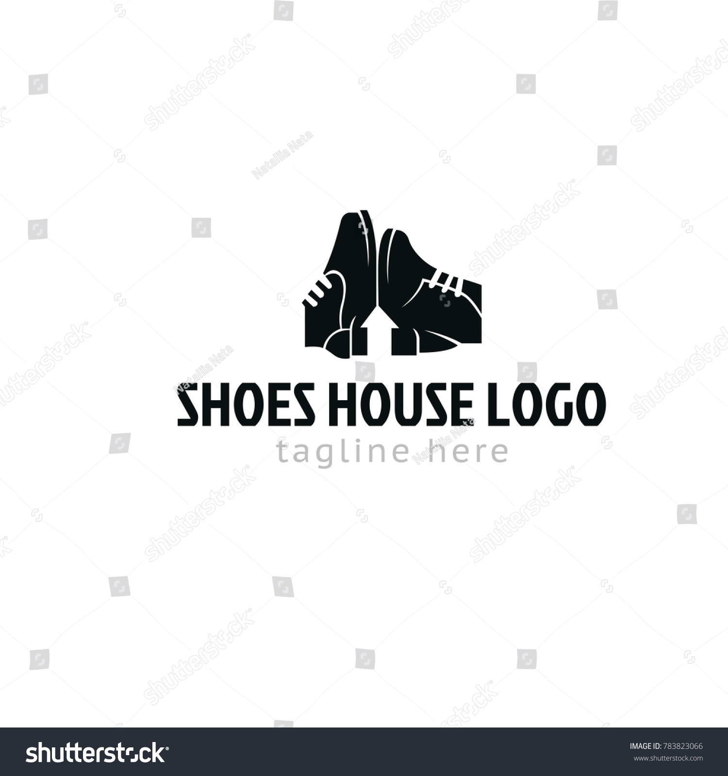 shoes with arrow logo