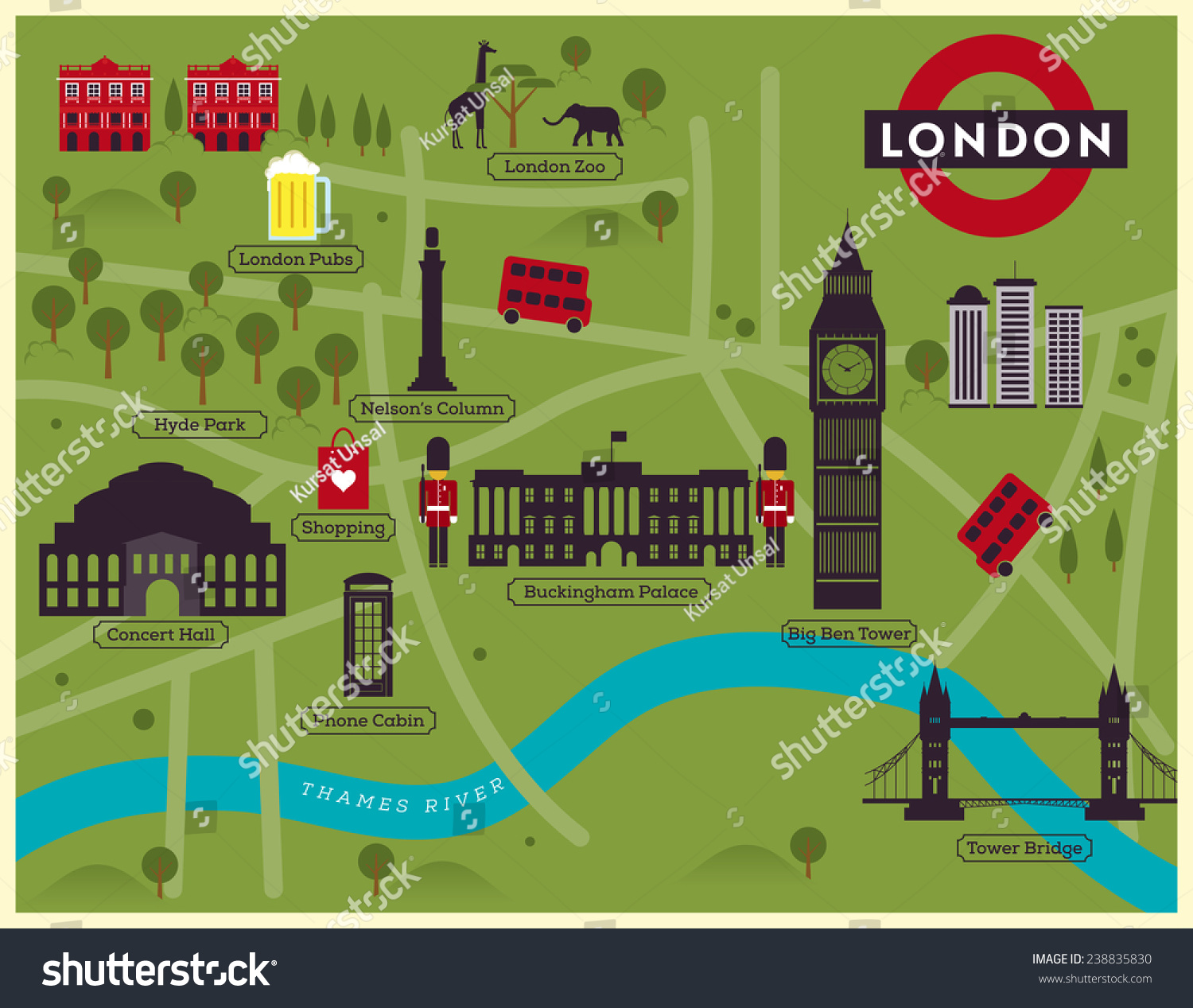 SVG of London City Map Illustration svg