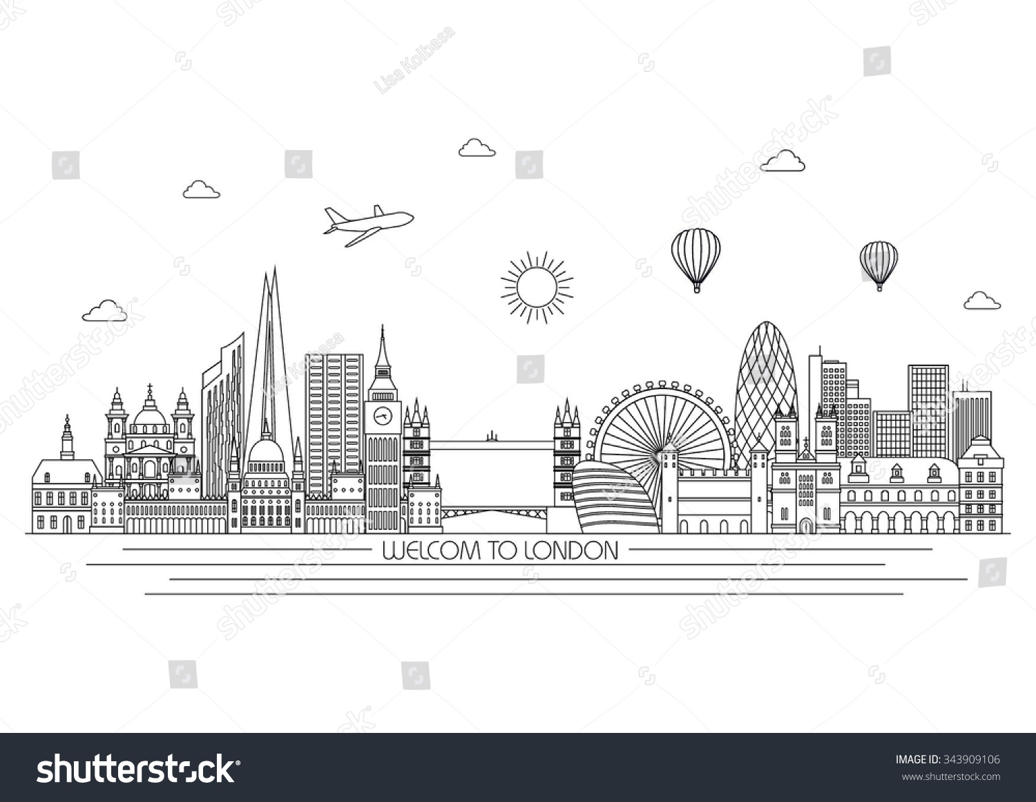 6,114 London city landscape Stock Illustrations, Images & Vectors ...