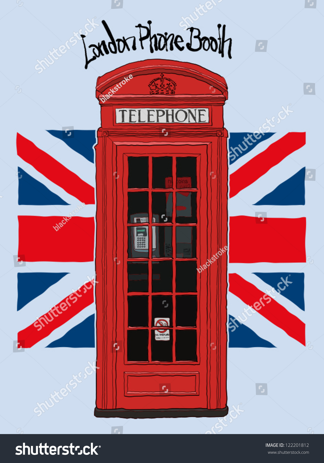 London Phone Booth Stock Vector Royalty Free