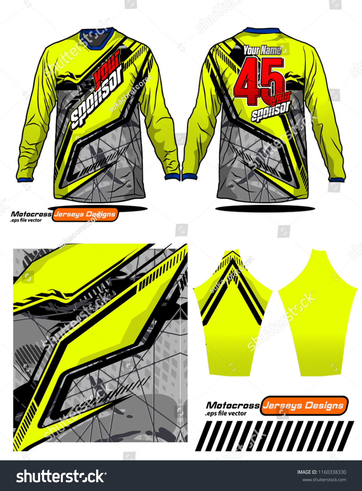 long sleeve motocross jersey