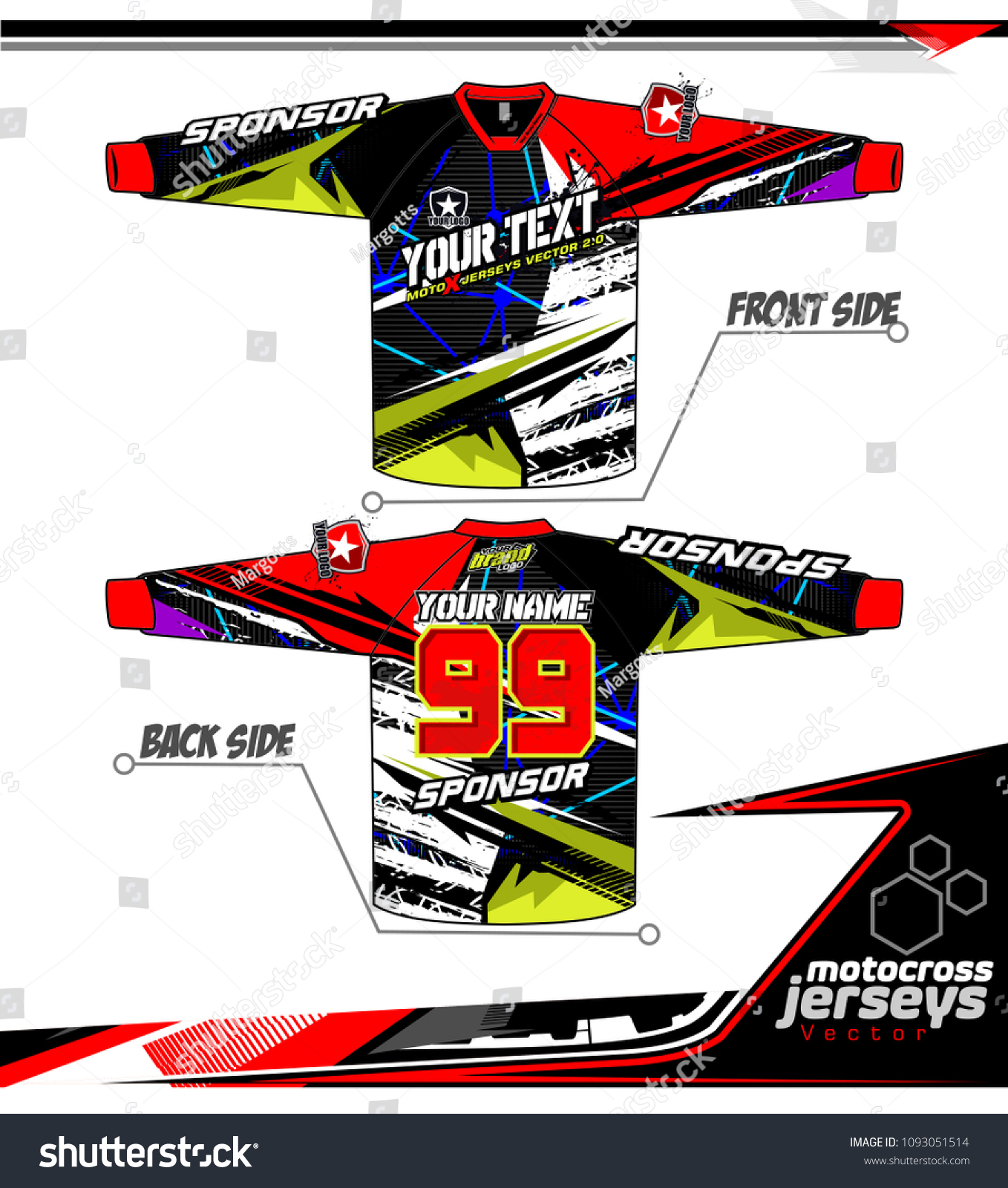 long sleeve motocross jersey