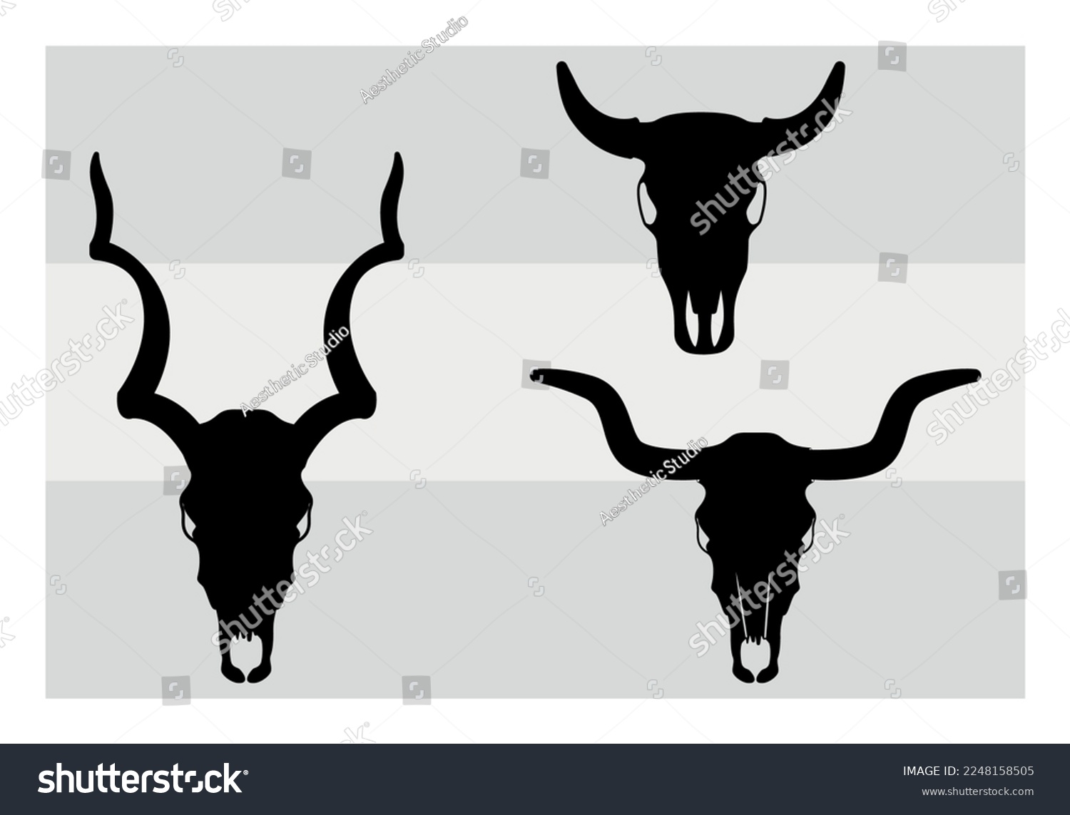 SVG of Longhorn Head Skull, Longhorn Head, Texas Longhorn, Texas Longhorn, Skull Head, Cow Skull, Clipart, Bull, Skull, Cow Head, Icon, Goat Horn svg
