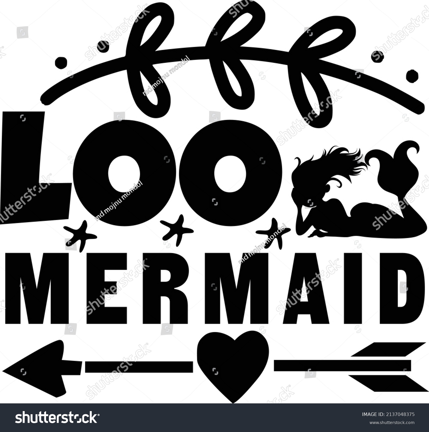 SVG of loo mermaid  svg design svg