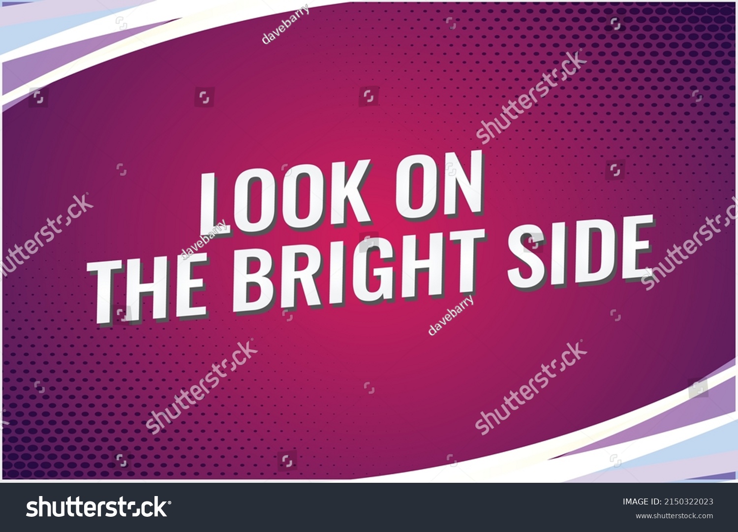 look-on-bright-side-word-concept-stock-vector-royalty-free-2150322023