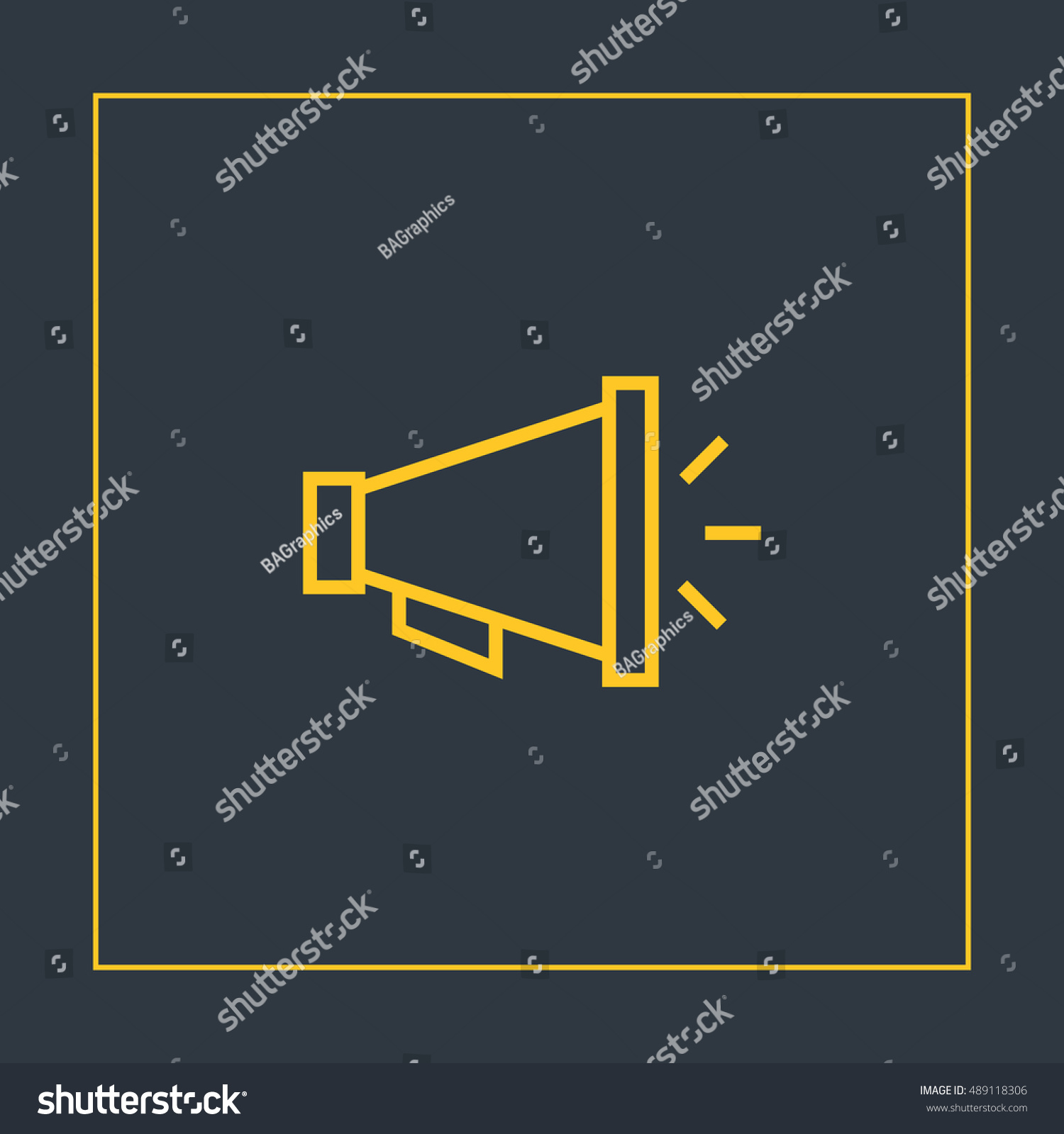 SVG of Loudspeaker icon vector, clip art. Also useful as logo, web element, symbol, graphic image, silhouette and illustration. Compatible with ai, cdr, jpg, png, svg, pdf, ico and eps. svg
