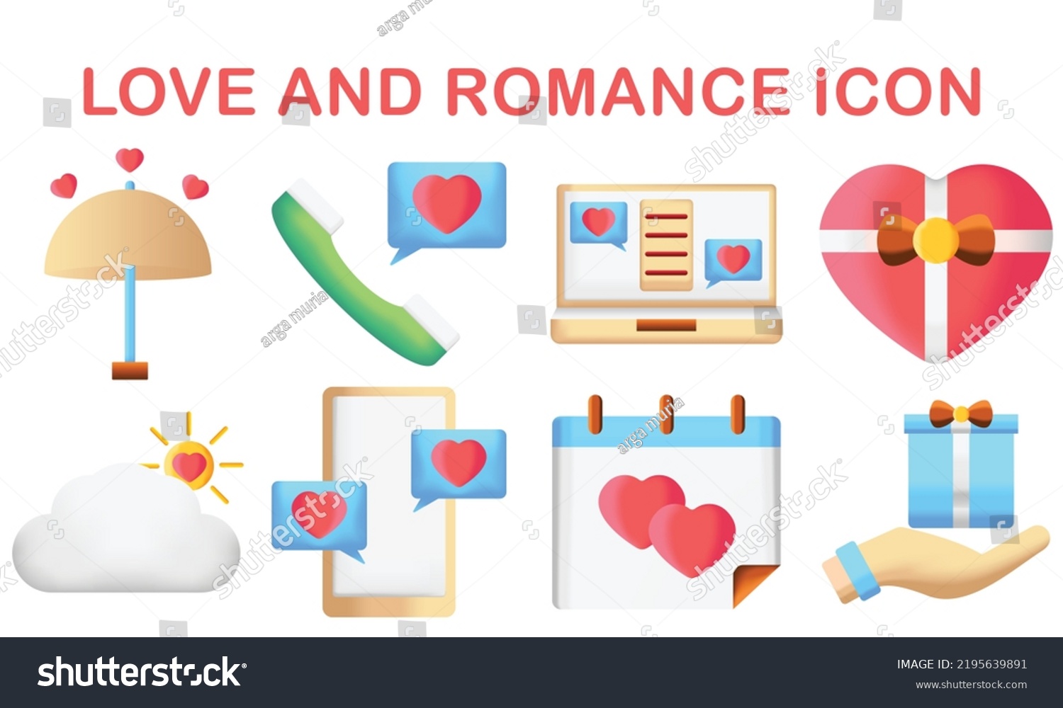 SVG of love and romance simple 3d icons set. such as gift, chat, love message, date and more. Vector illustration for modern concept, ui or ux kit, web graphics and application. EPS 10 ready convert to SVG. svg