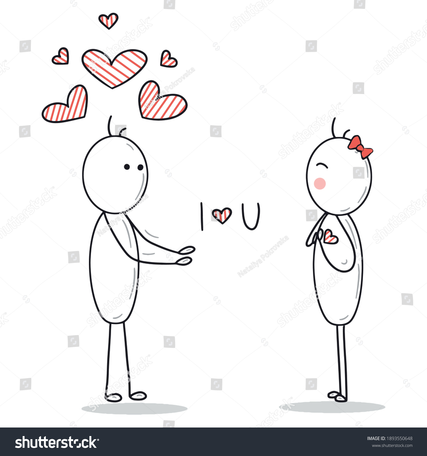 love-confession-declaration-love-two-stick-stock-vector-royalty-free