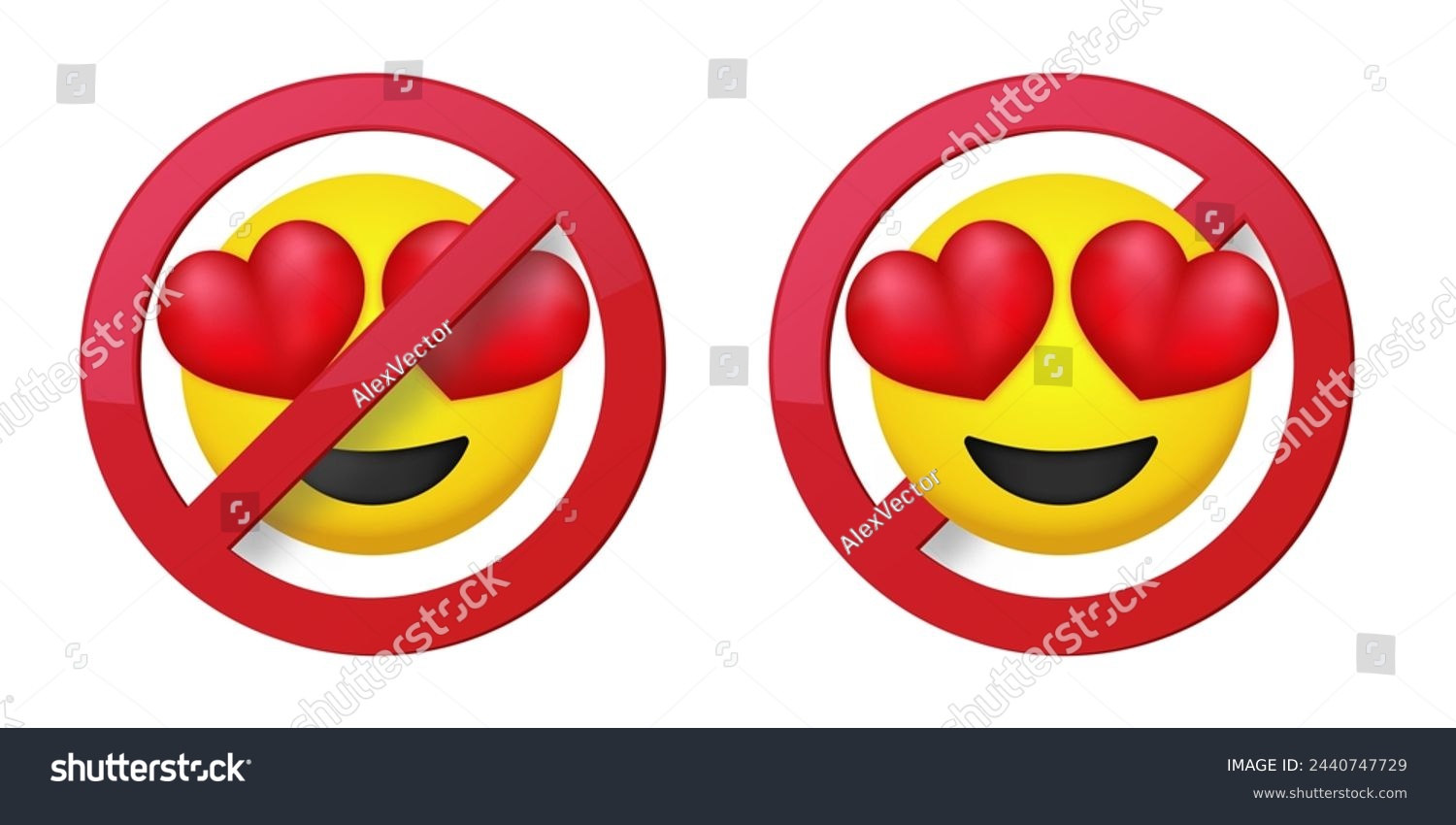SVG of love emoji ban prohibit icon. Not allowed taboo . Forbidden taboo icon svg