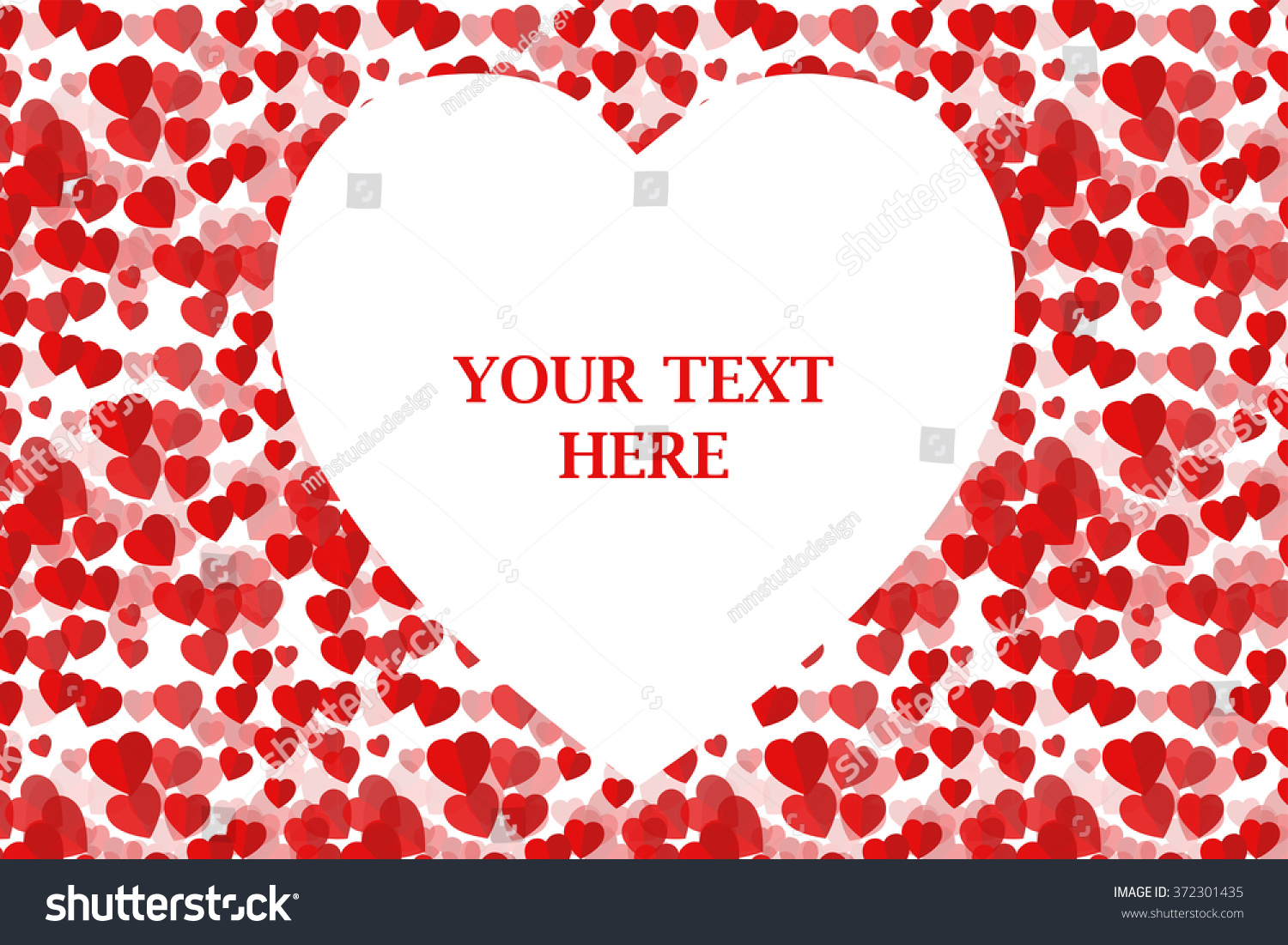 Love Greeting Card Happy Valentines Day Stock Vector Royalty Free