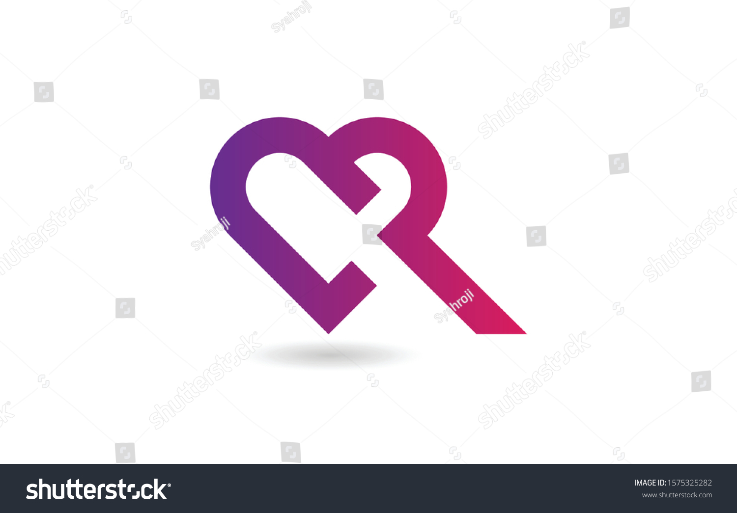 Love Letter R Logo Vector Design Stock Vector Royalty Free Love Letter R Logo Vector Design Stock Vector Royalty Free