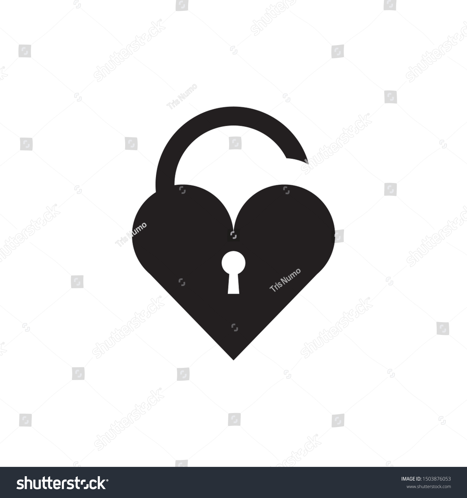 Love Logo That Has Very Deep Stock Vector Royalty Free