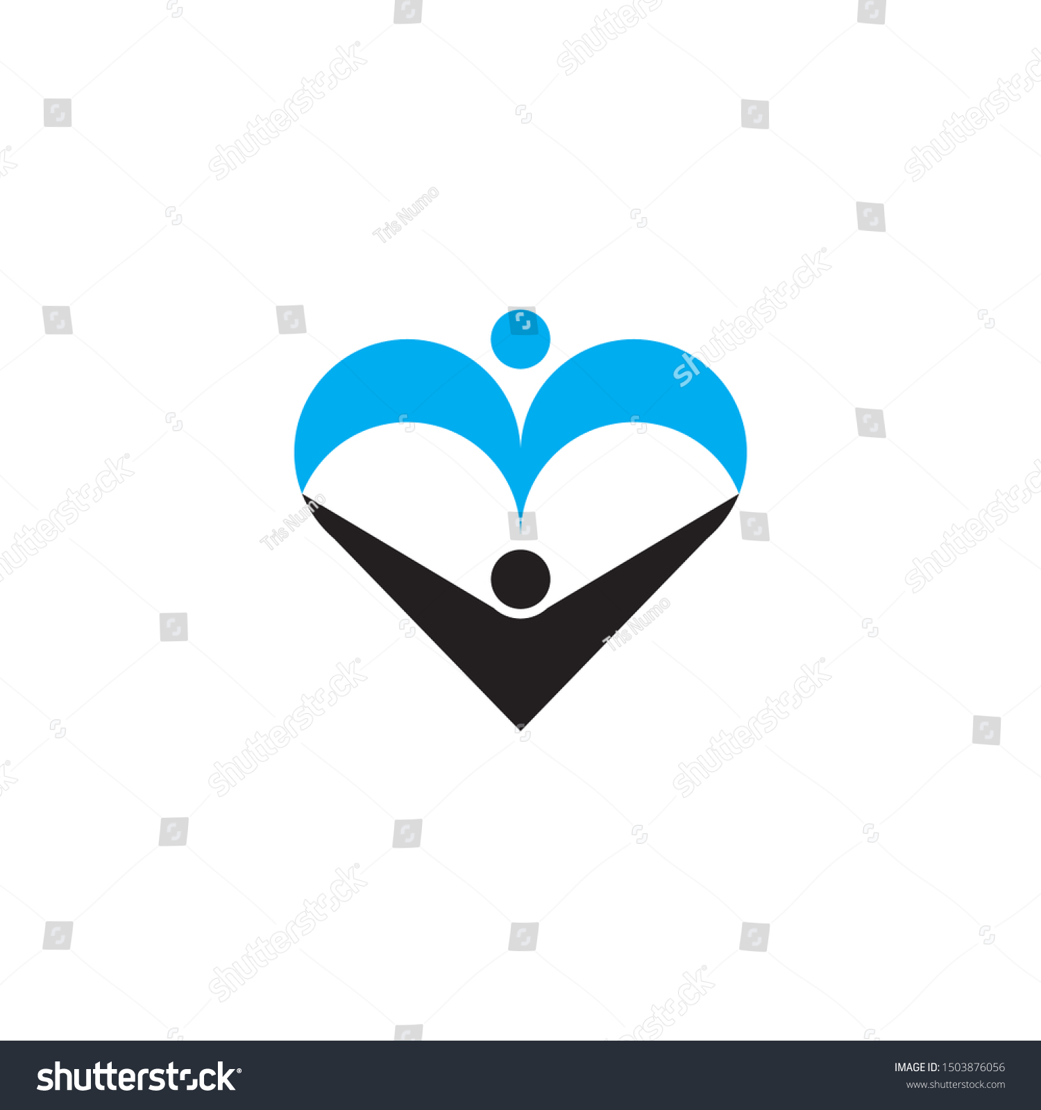 Love Logo That Has Very Deep Stock Vector Royalty Free