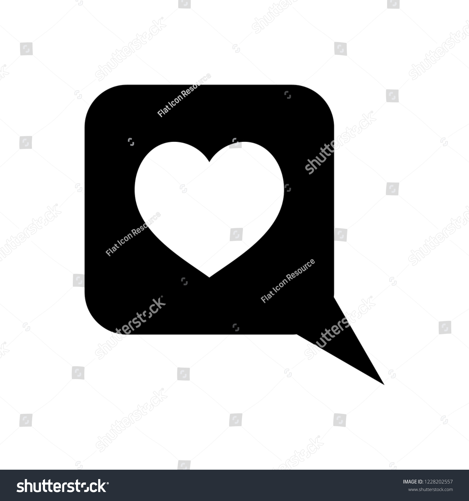 Love Like Icon Vector Stock Vector (Royalty Free) 1228202557