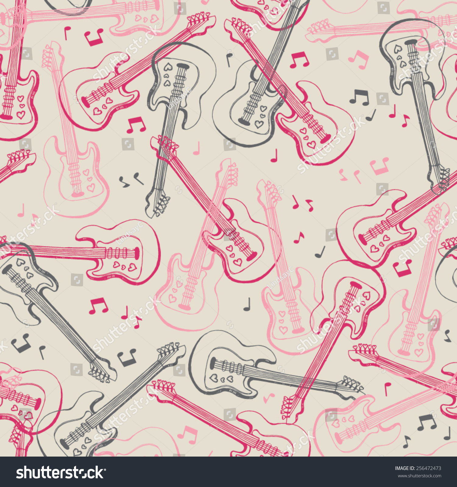 Love Rock Roll Seamless Repeat Wallpaper Stock Vector Royalty Love Rock Roll Seamless Repeat Wallpaper Stock Vector Royalty