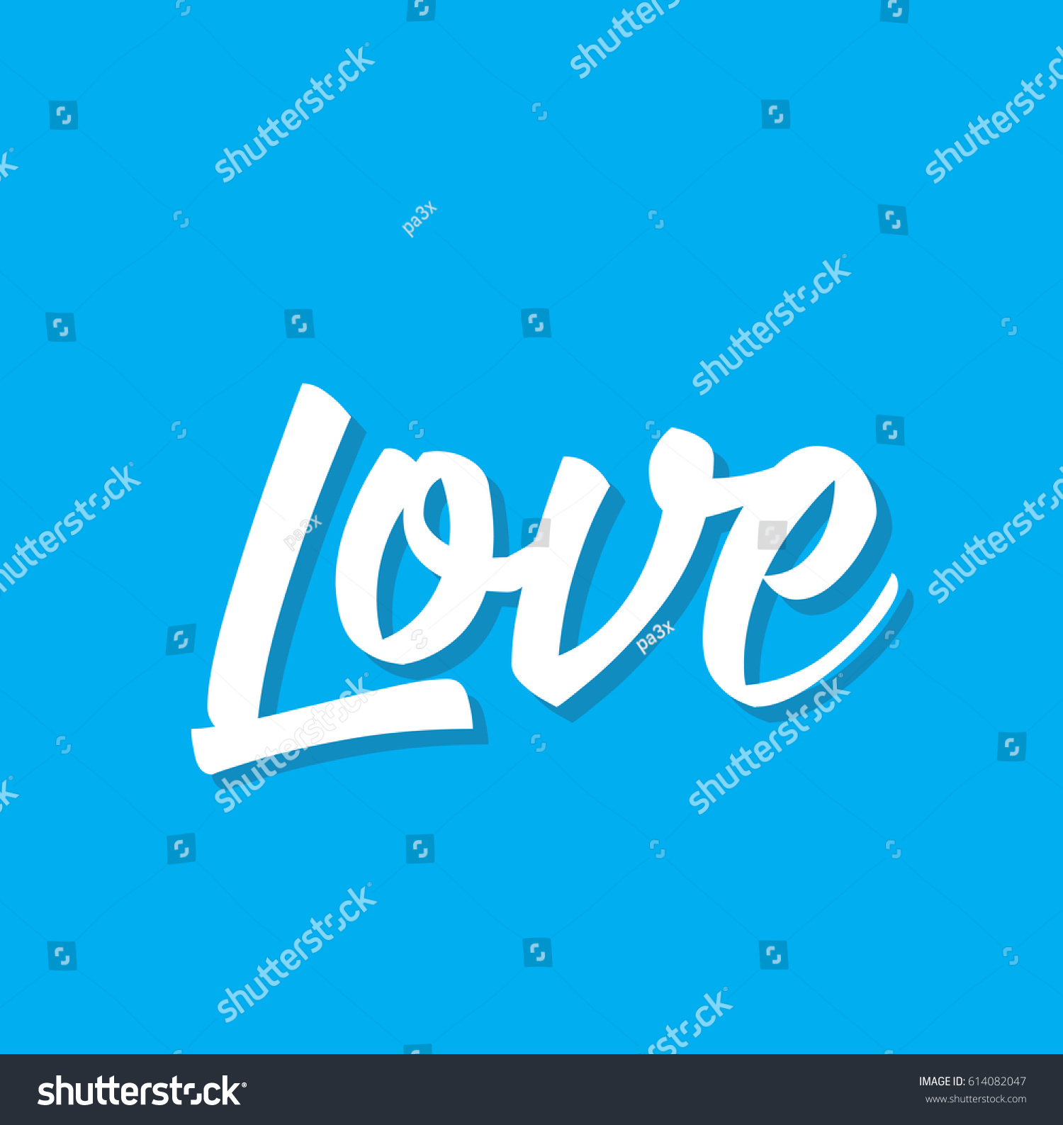 Love Text Design Vector Calligraphy Typography Stock Vector Royalty Free 614082047 Shutterstock