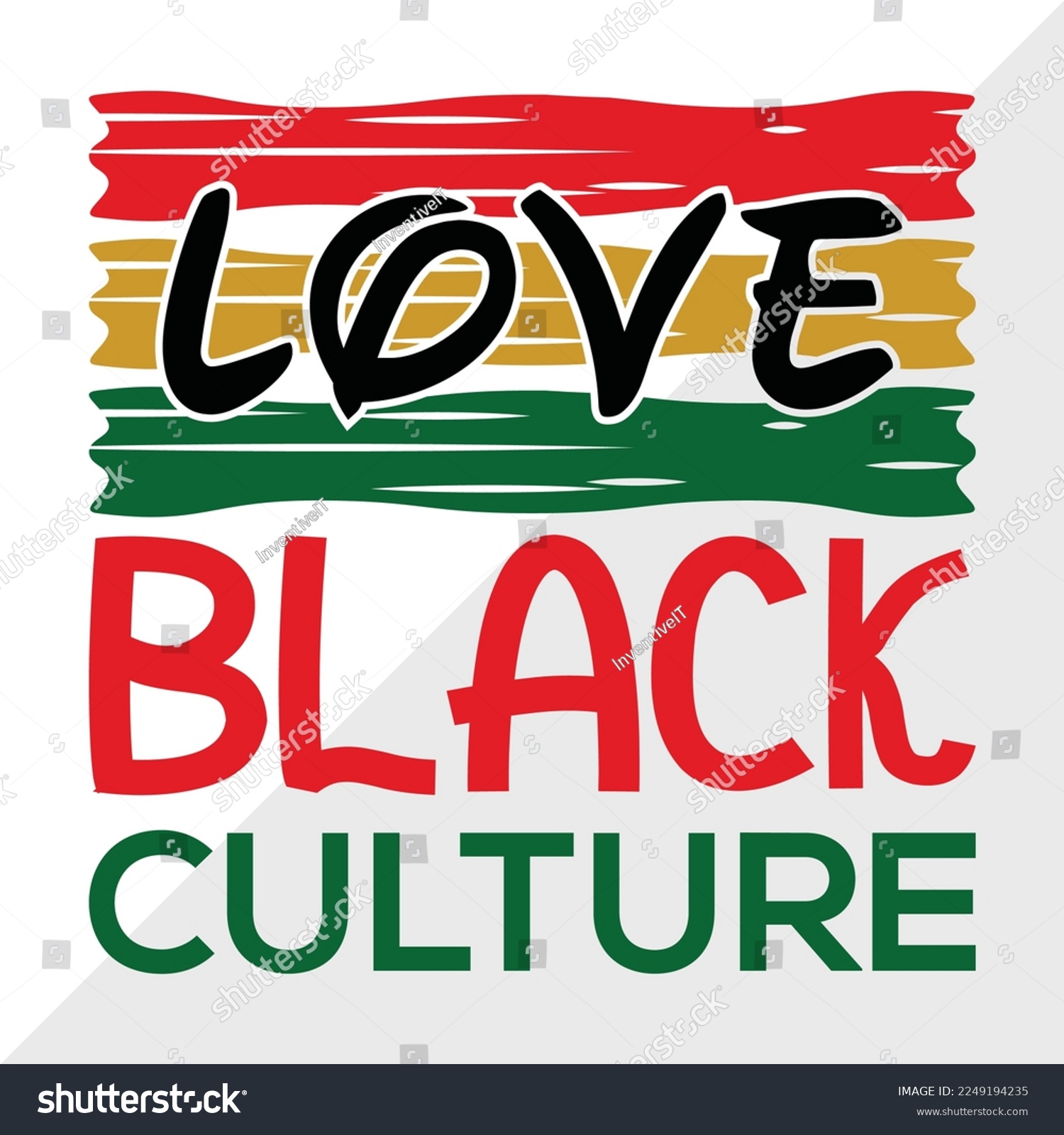 SVG of Love Thy Black Culture SVG Printable Vector Illustration svg