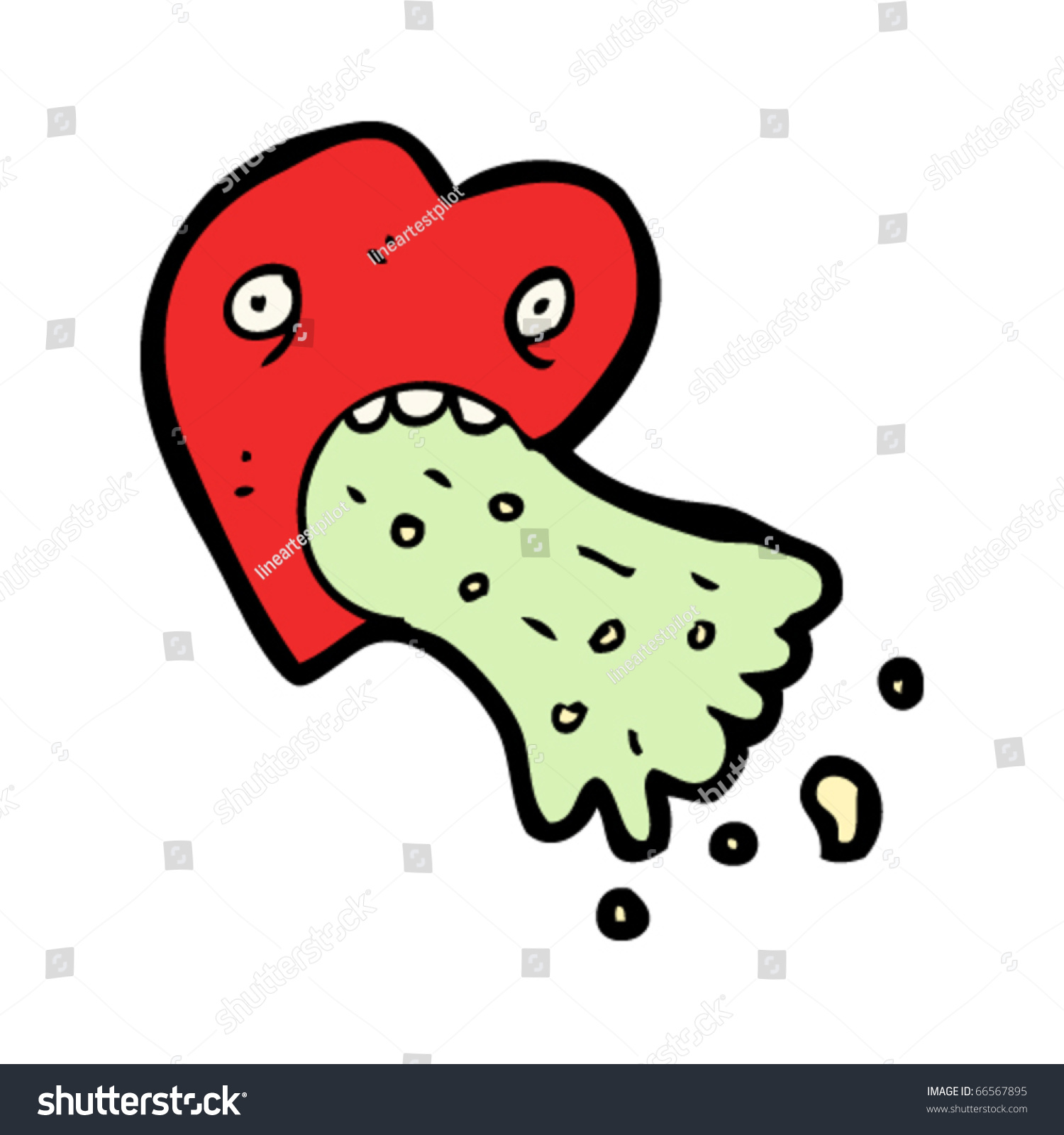 Lovesick Cartoon Stock Vector Illustration 66567895 : Shutterstock