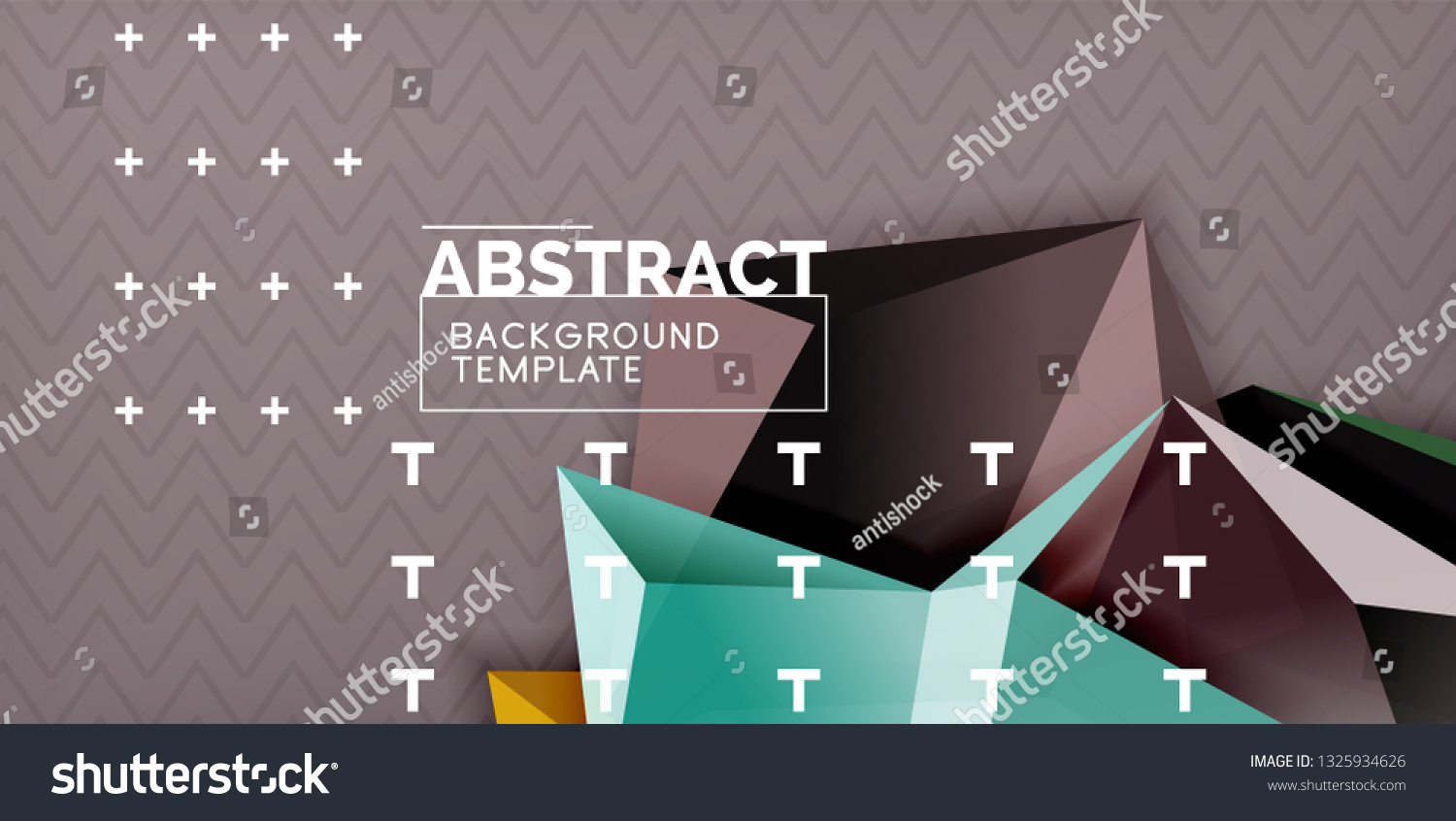 Low Poly Design 3d Triangular Shape Stock Vector (Royalty Free ...
