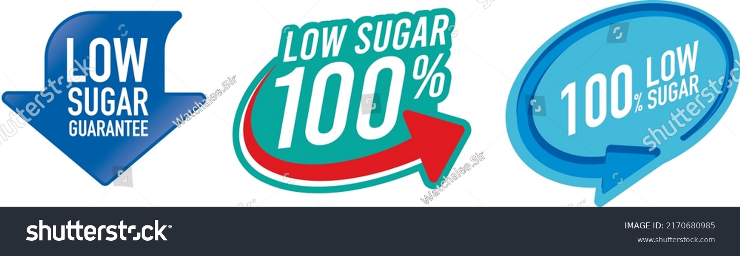 SVG of Low sugar guarantee icon signage badge svg