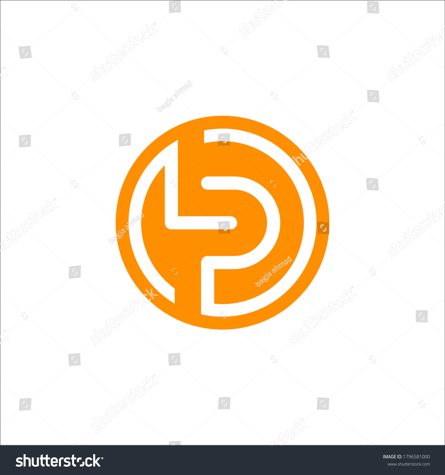 Lp Logo Design Vector Sign Stock Vector (Royalty Free) 1796581000 ...