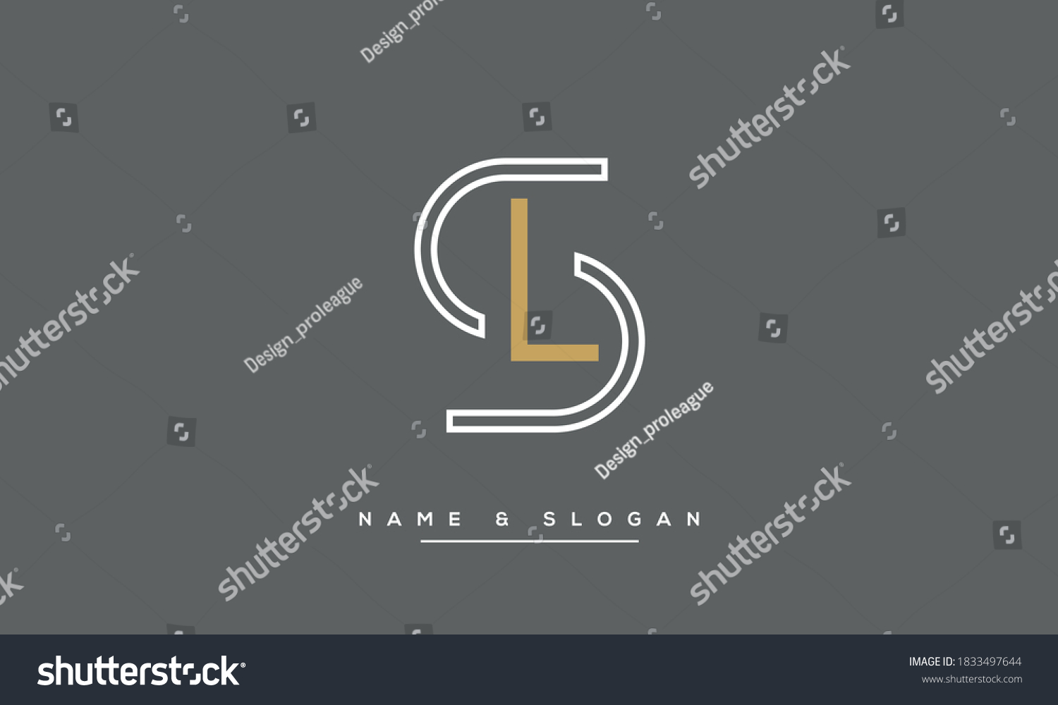 Ls Sl Abstract Letters Logo Monogram Stock Vector (Royalty Free ...