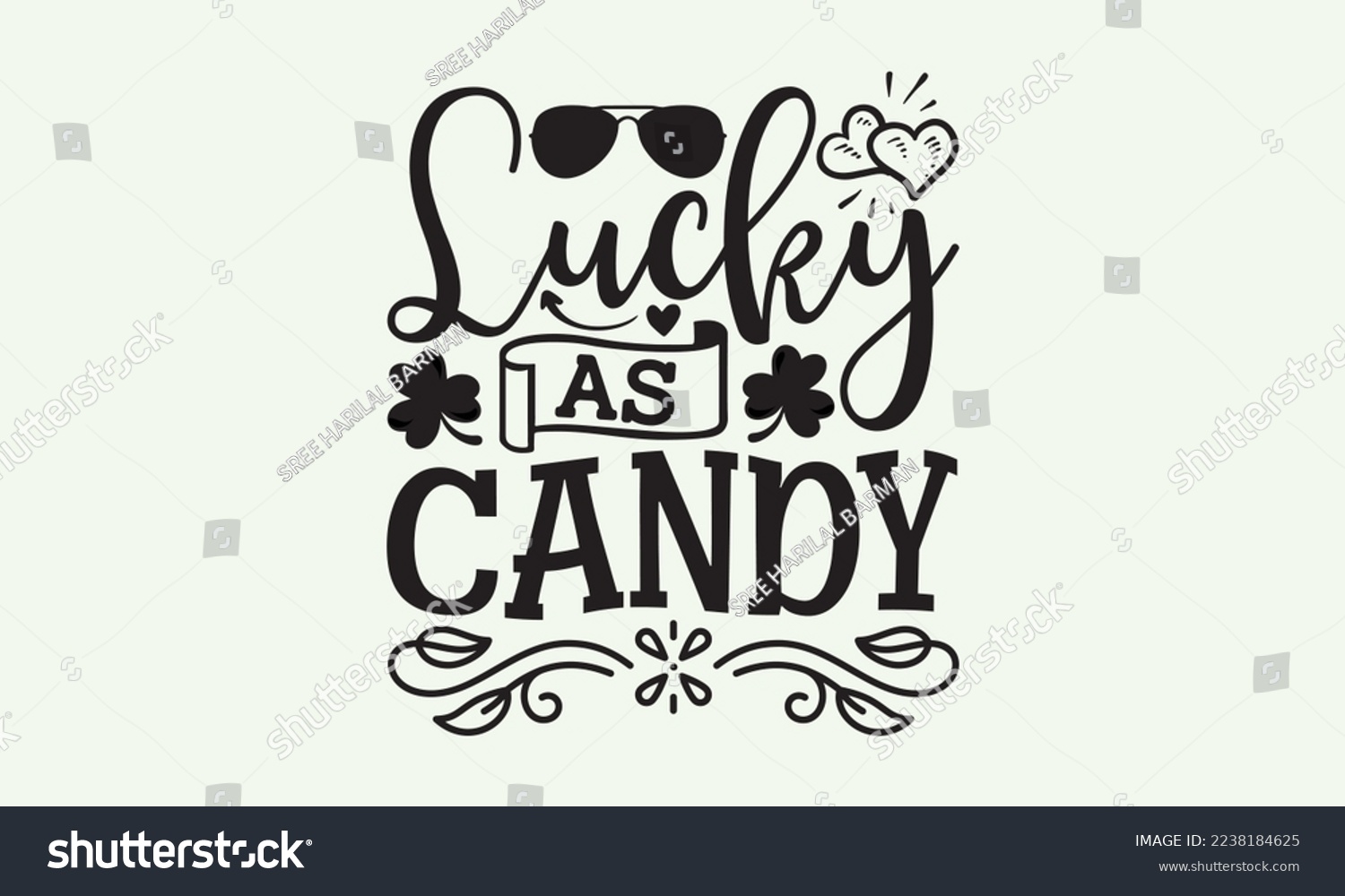 SVG of Lucky as candy - President's day T-shirt Design, File Sports SVG Design, Sports typography t-shirt design, For stickers, Templet, mugs, etc. for Cutting, cards, and flyers. svg